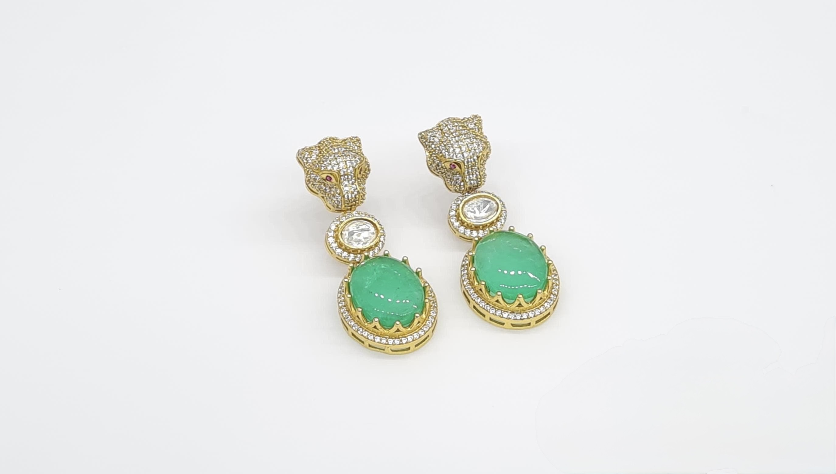 Kundan Earrings 10055 - 5