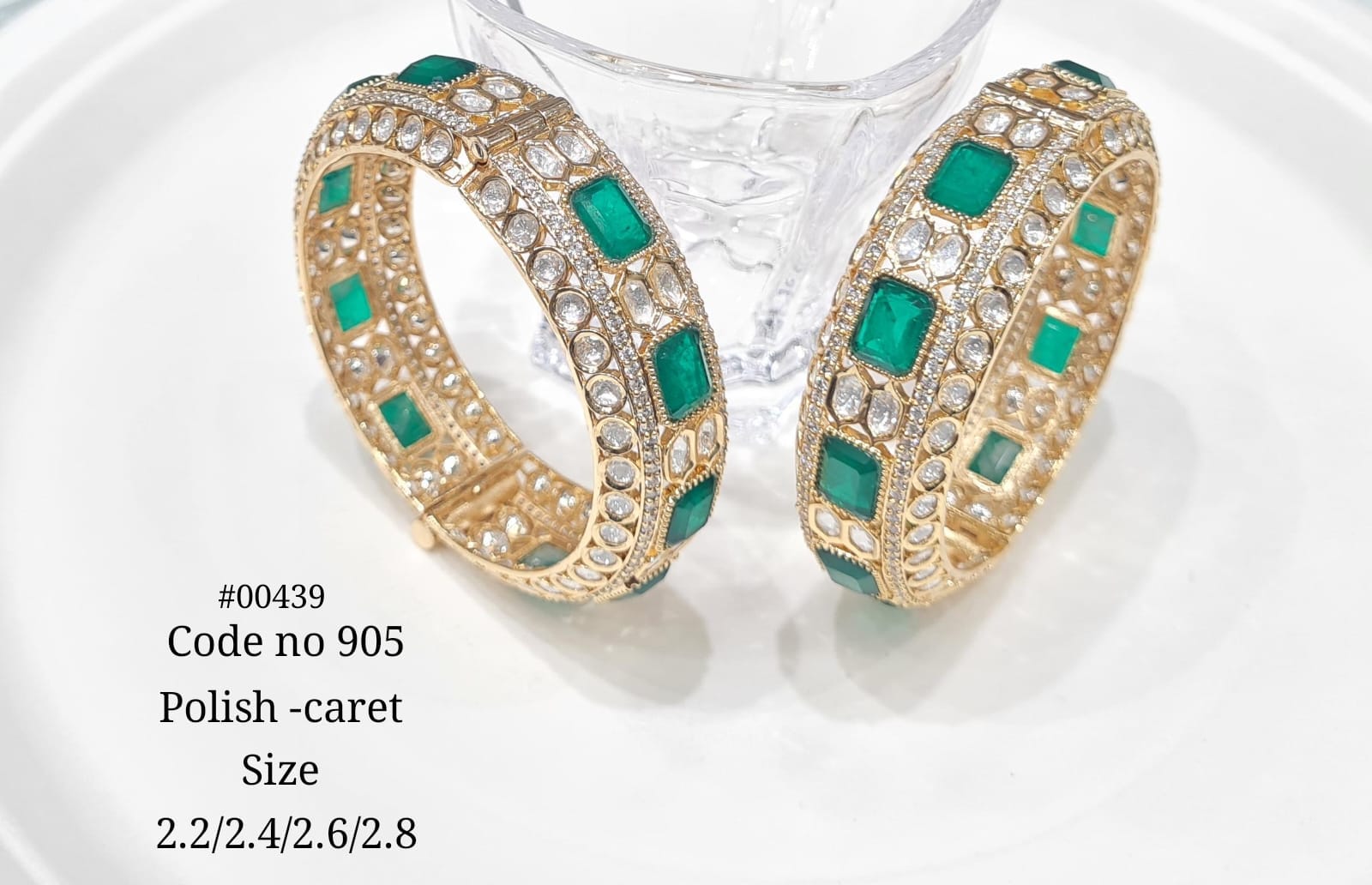 Kundan Bangles 00439