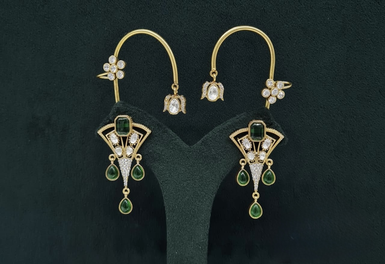 Kundan Earcuff 07866 - 4