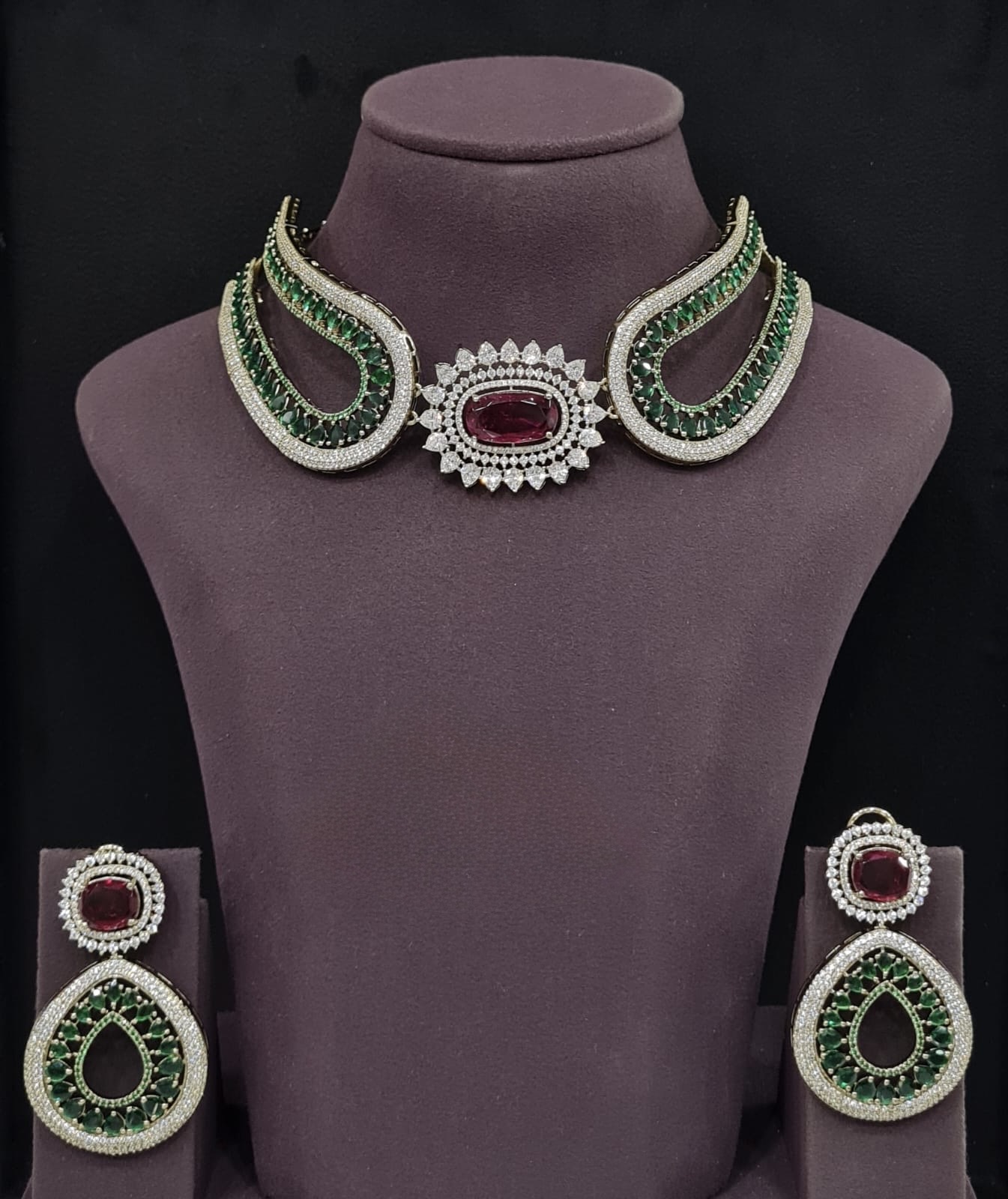 Cz Necklace 11115 - 4