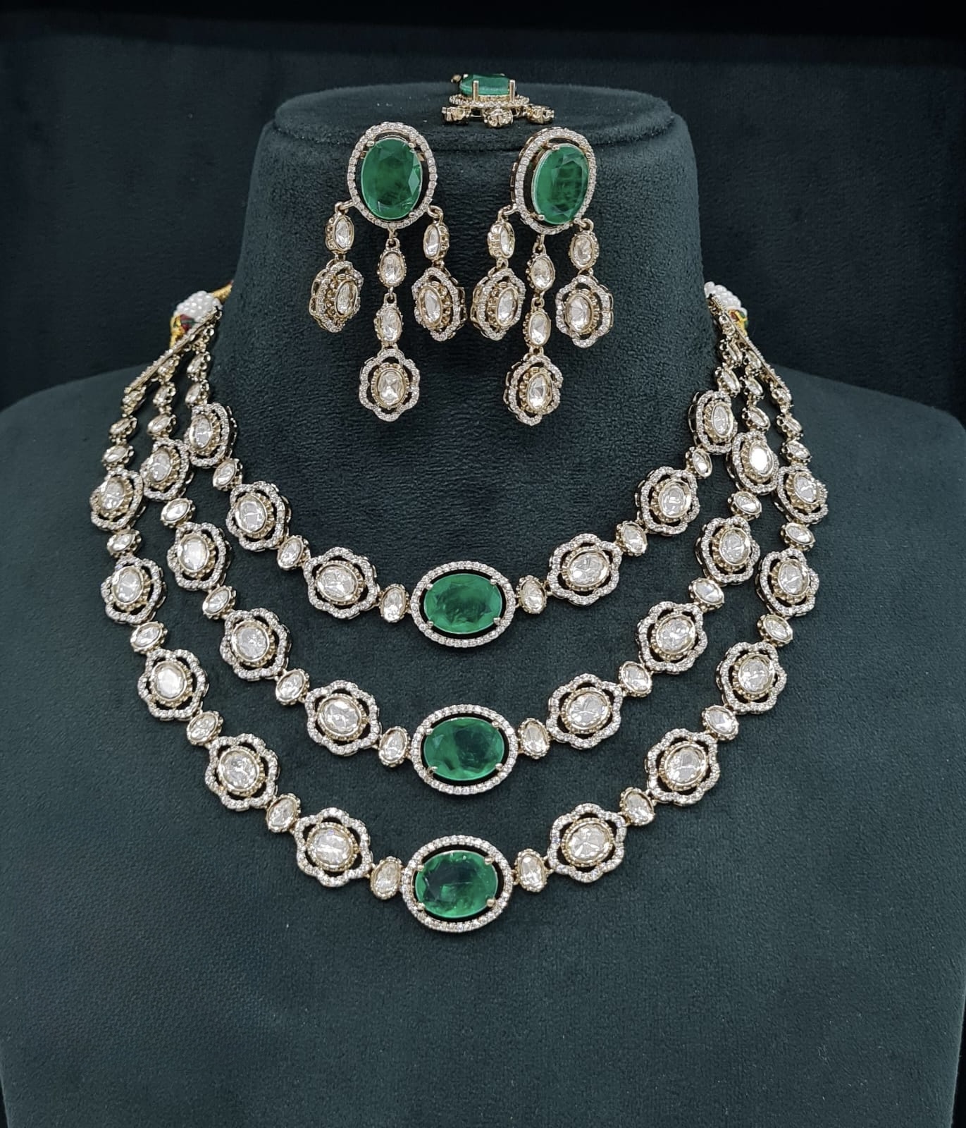 Kundan Necklace 01962 - 7