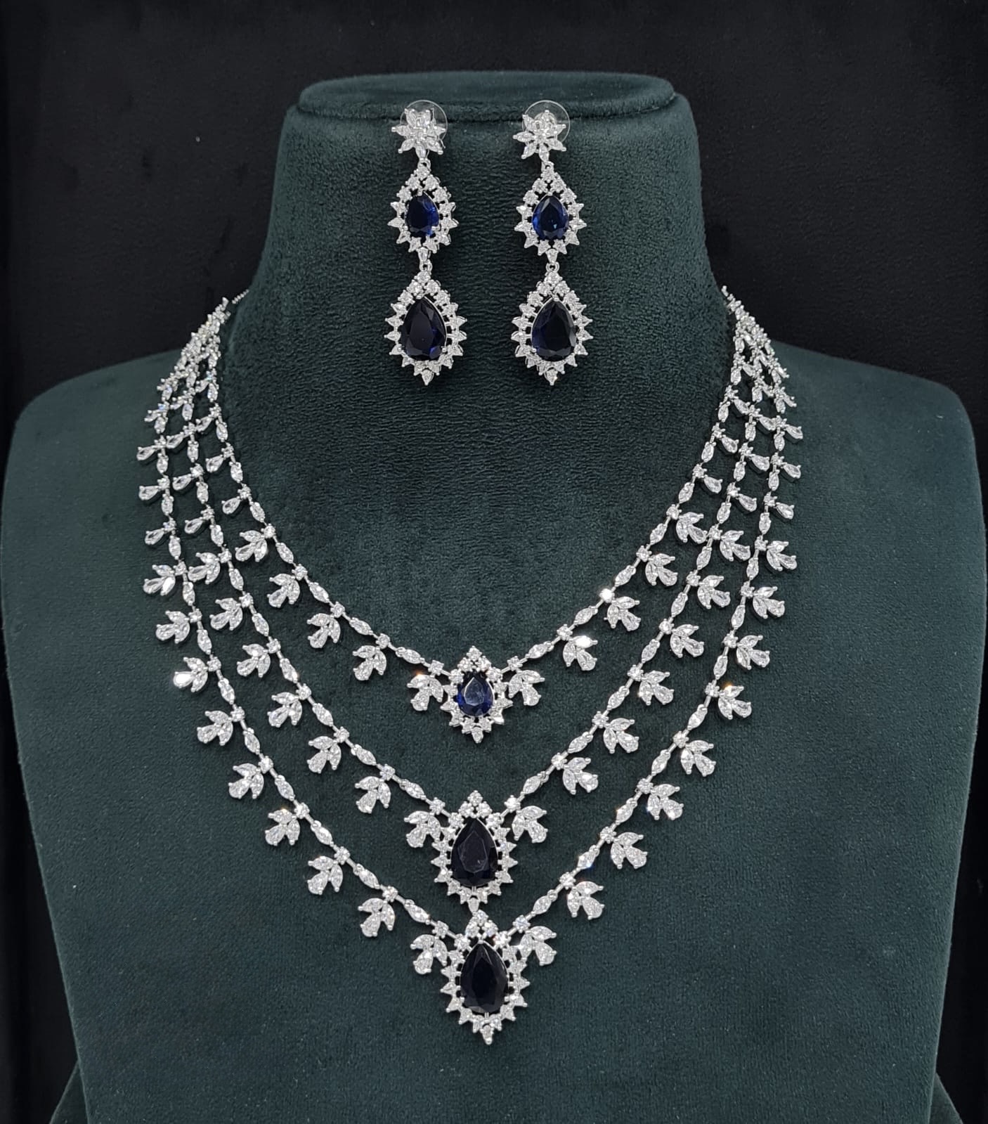 Cz Necklace 10972 - 7