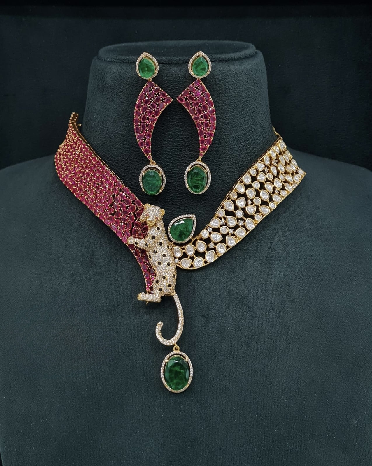Kundan Necklace 08218 - 11