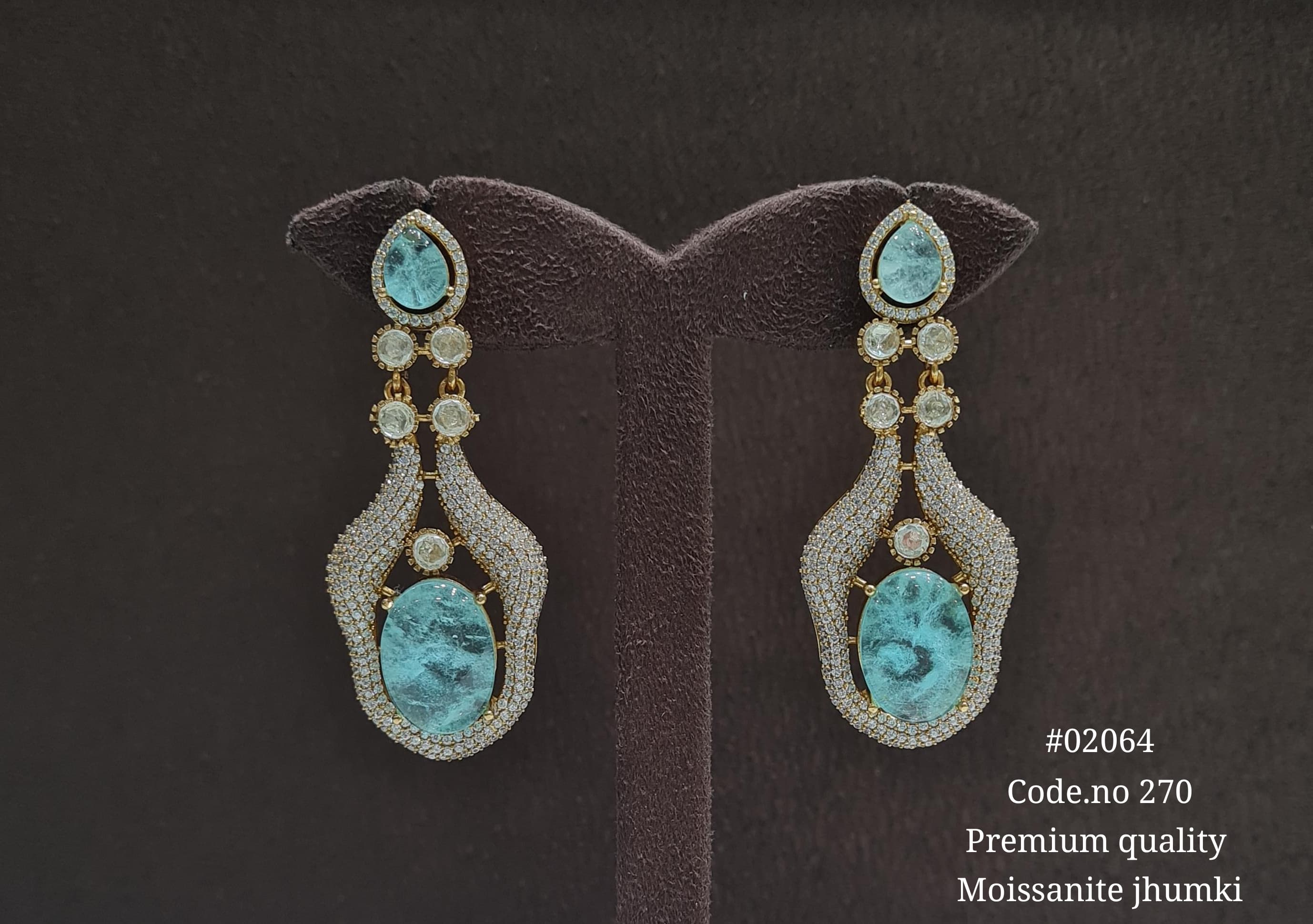 Doublet Kundan Earings 02064 - 4