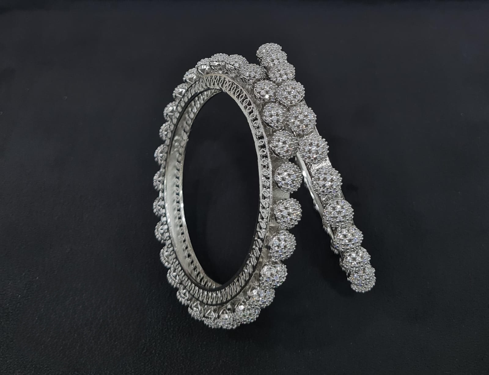 Cz Bangles 09688 - 4