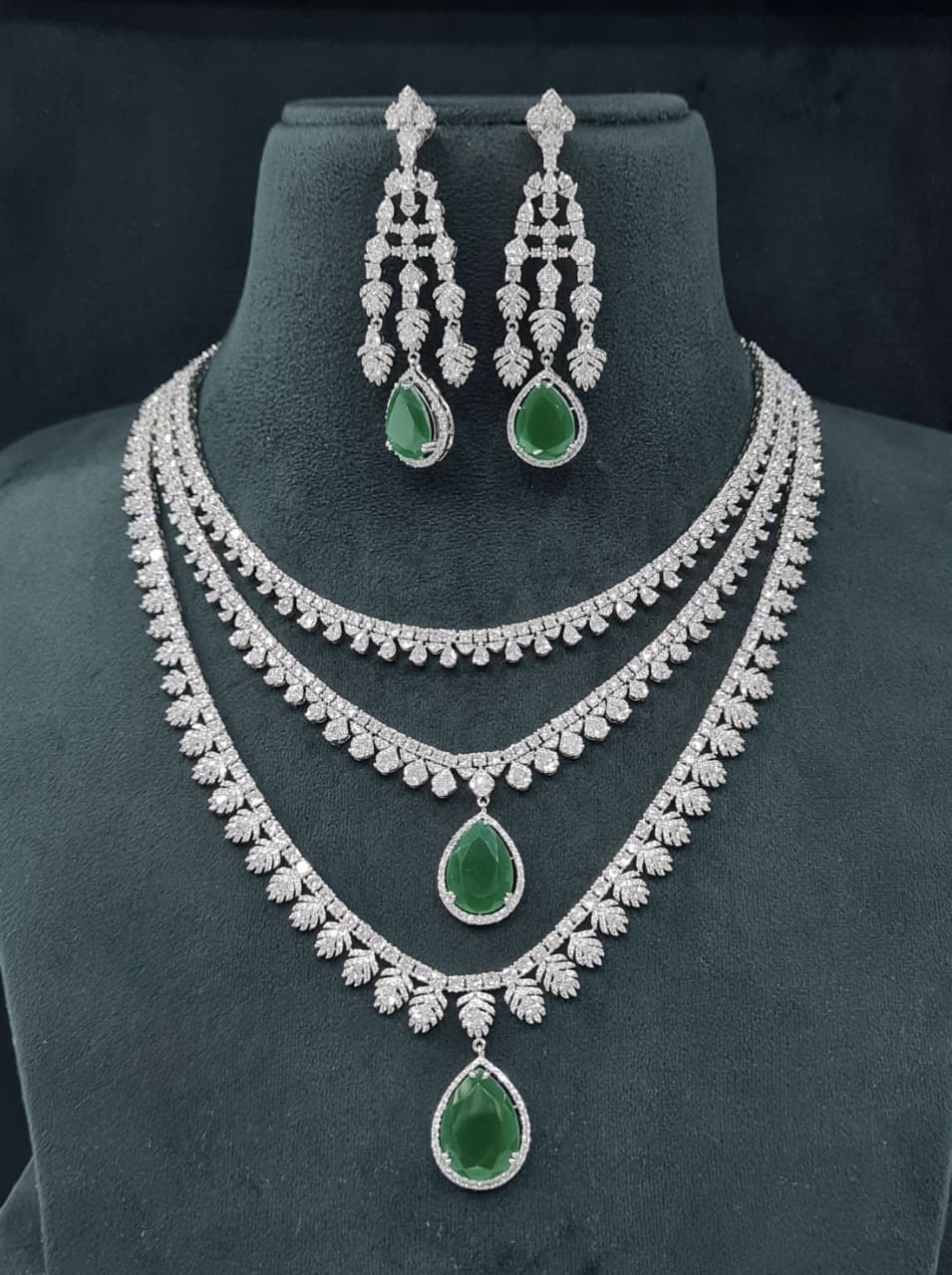 Cz Necklace 06756 - 4