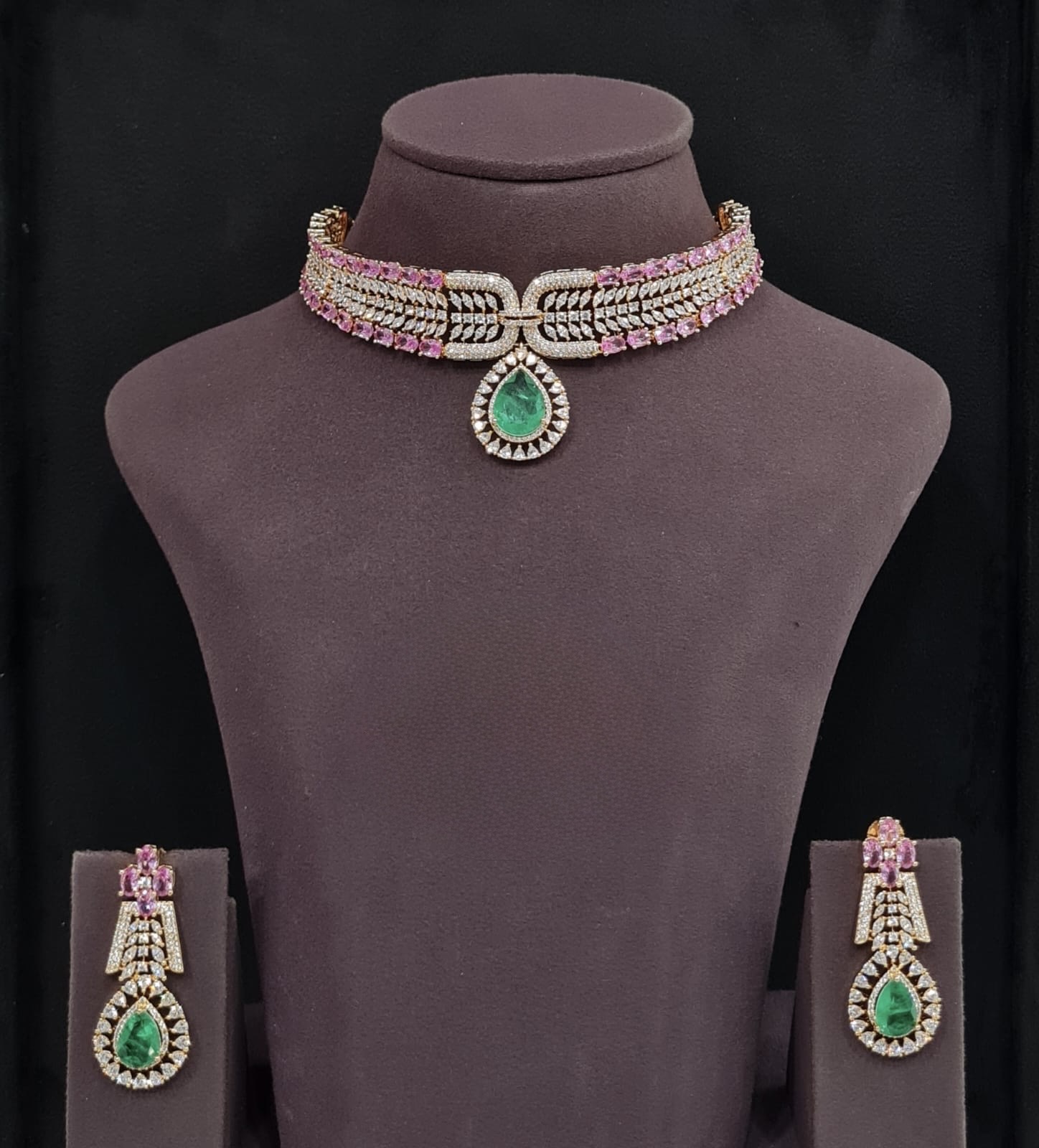 Cz Necklace 11204 - 6