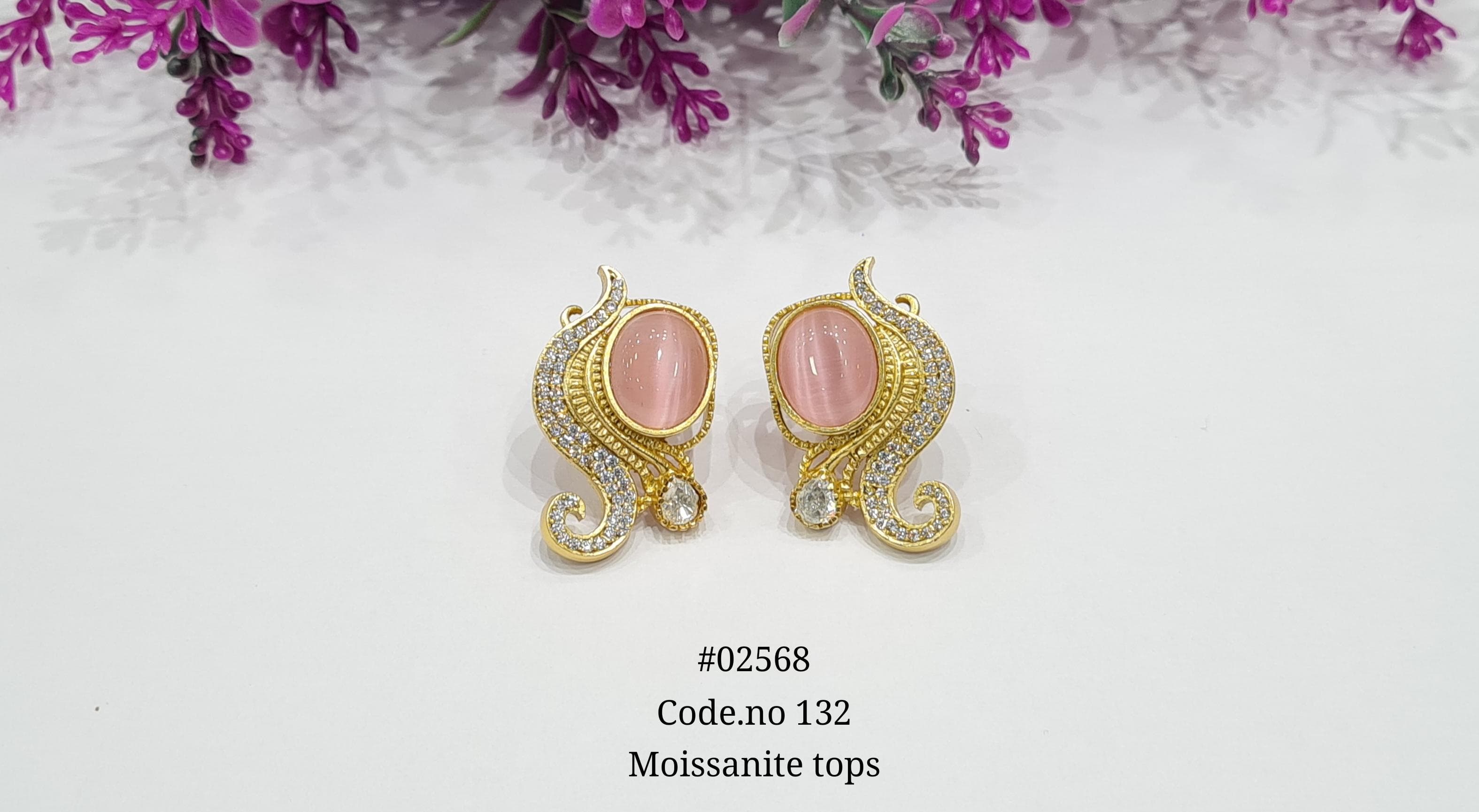 Kundan earrings 02568 - 6
