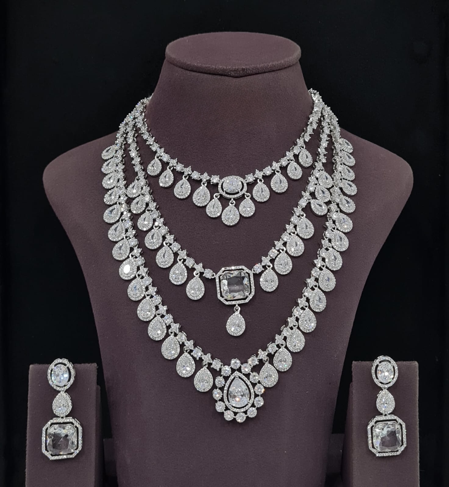 Cz Necklace 11427 - 4