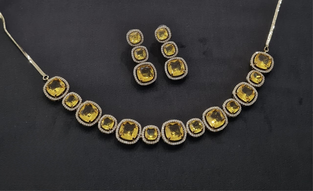 Cz Necklace 11108 - 9