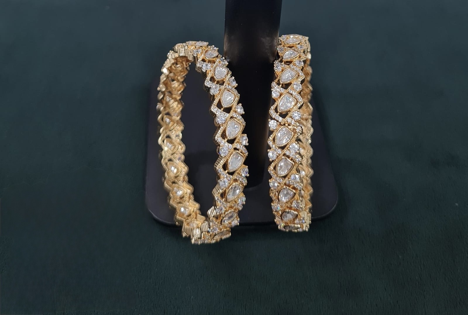 Kundan Bangles 06235