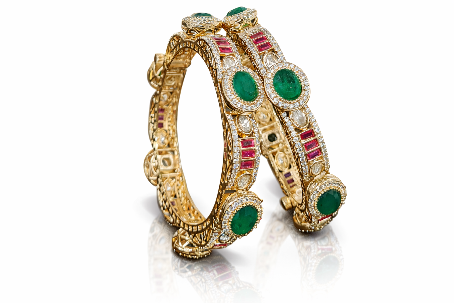 Kundan Bangle 08839