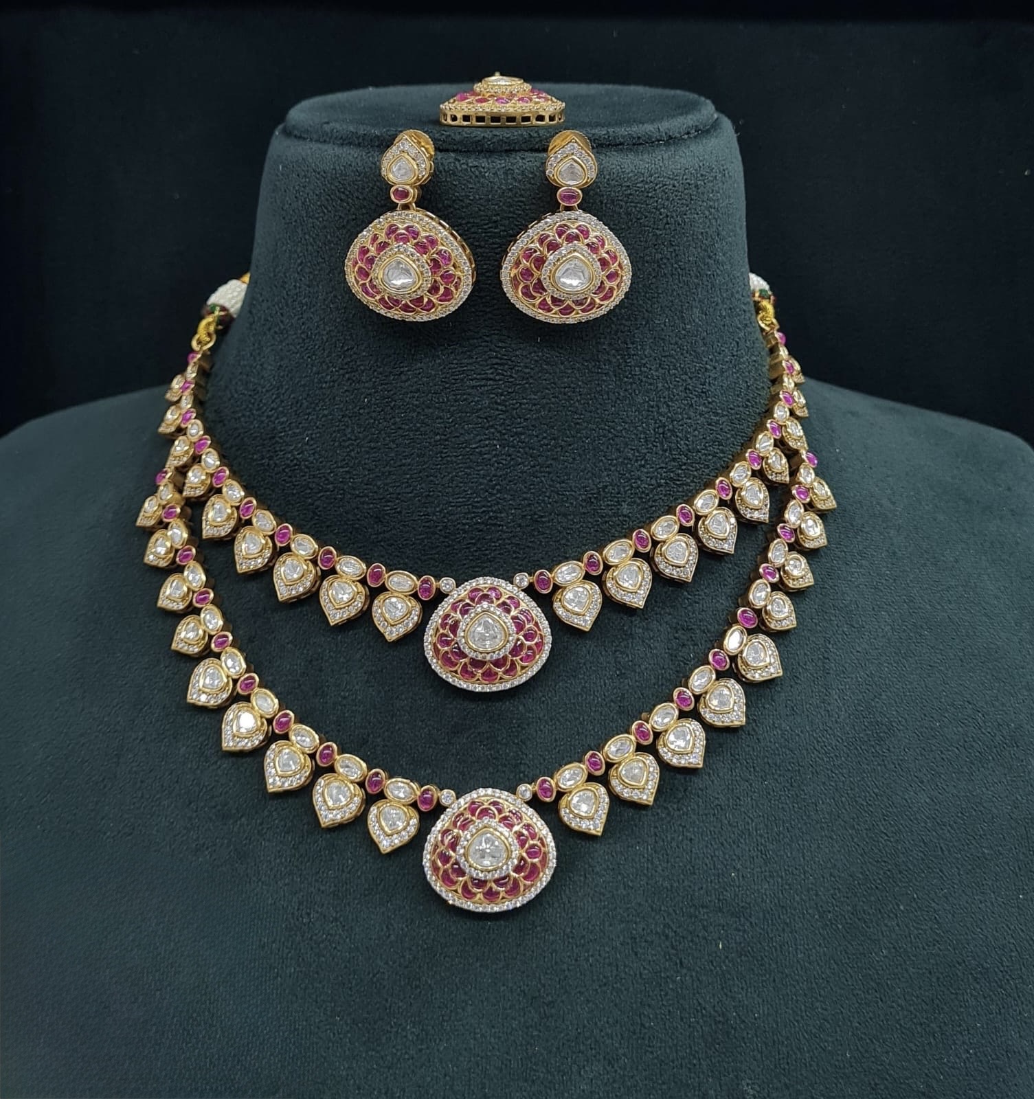 Kundan Necklace 06698 - 5