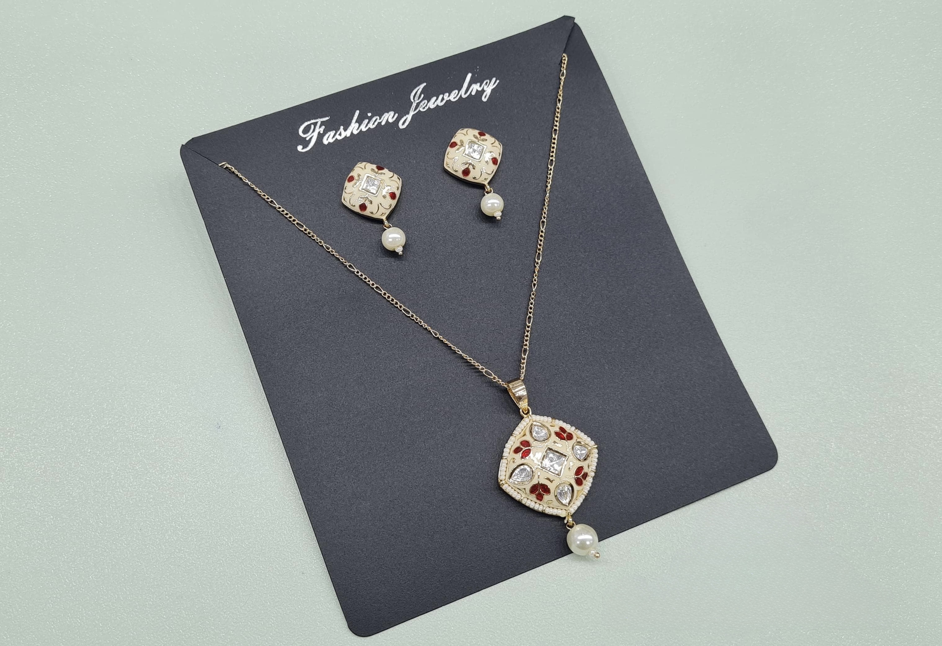 Kundan Pendant 08702 - 3