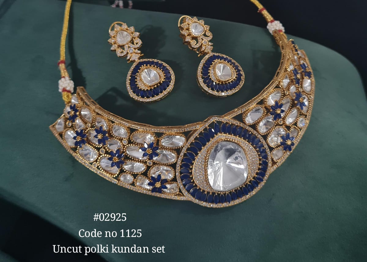 Kundan necklace 02925 - 3