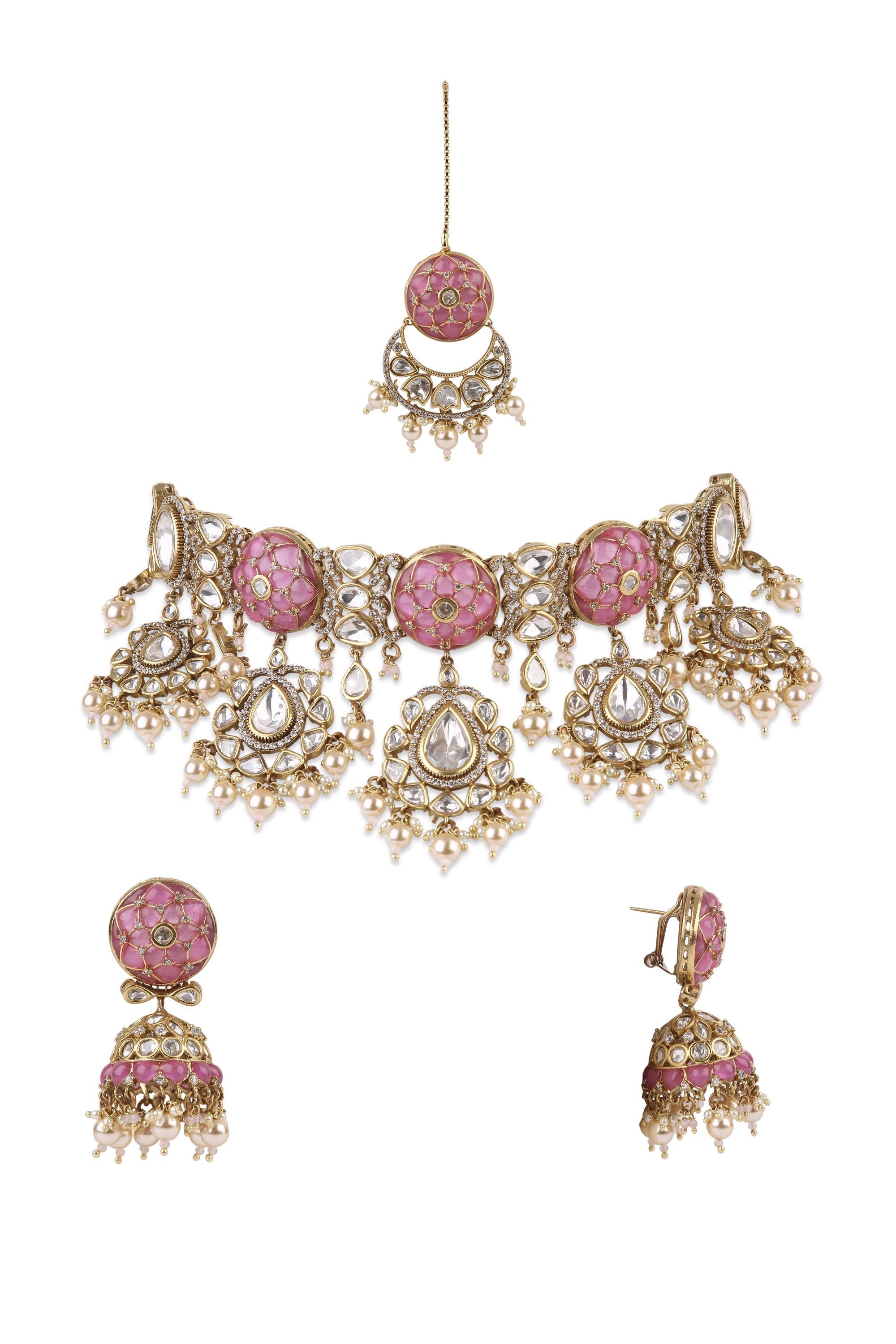 Kundan Necklace 08931 - 5