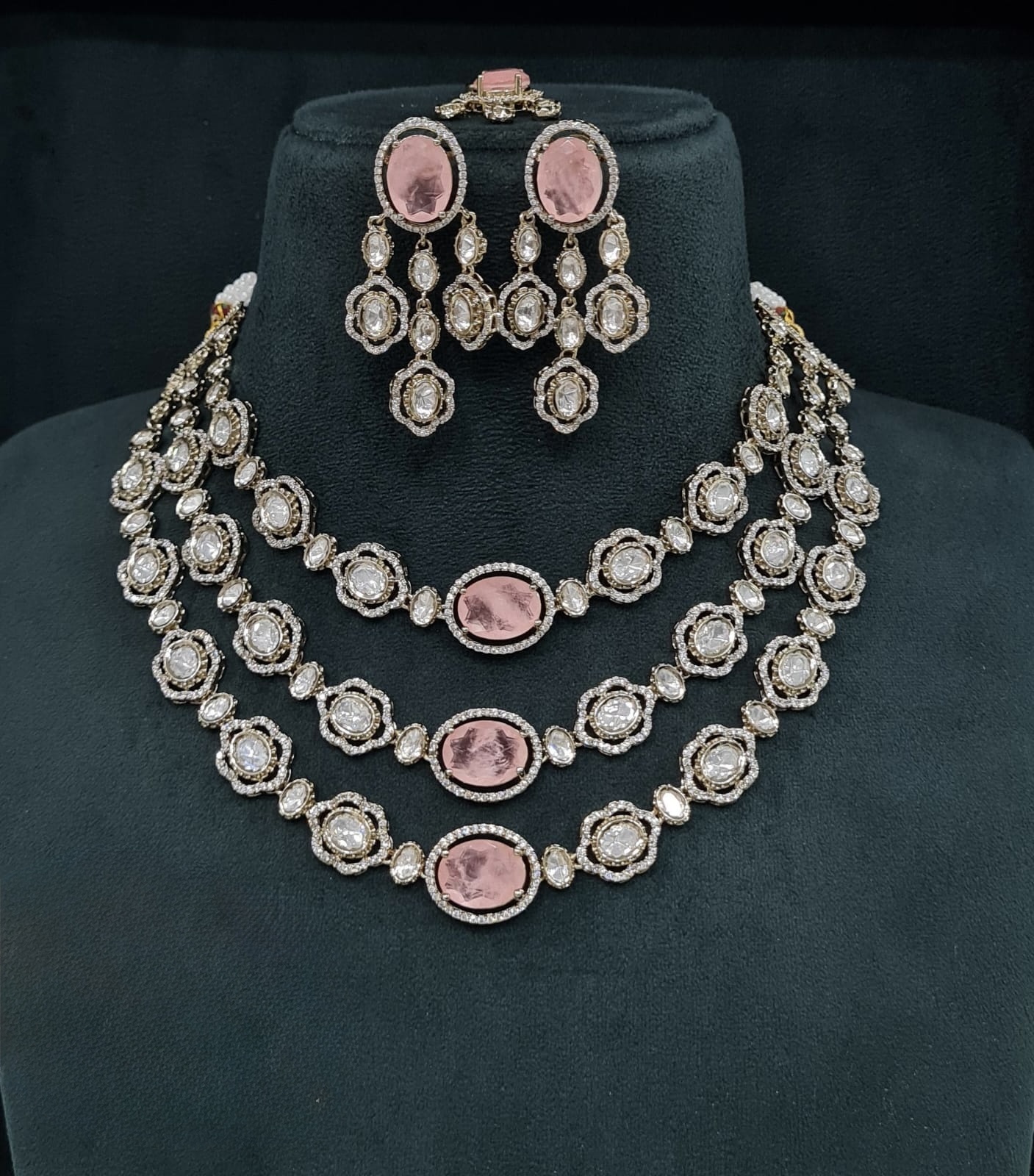 Kundan Necklace 01962 - 9