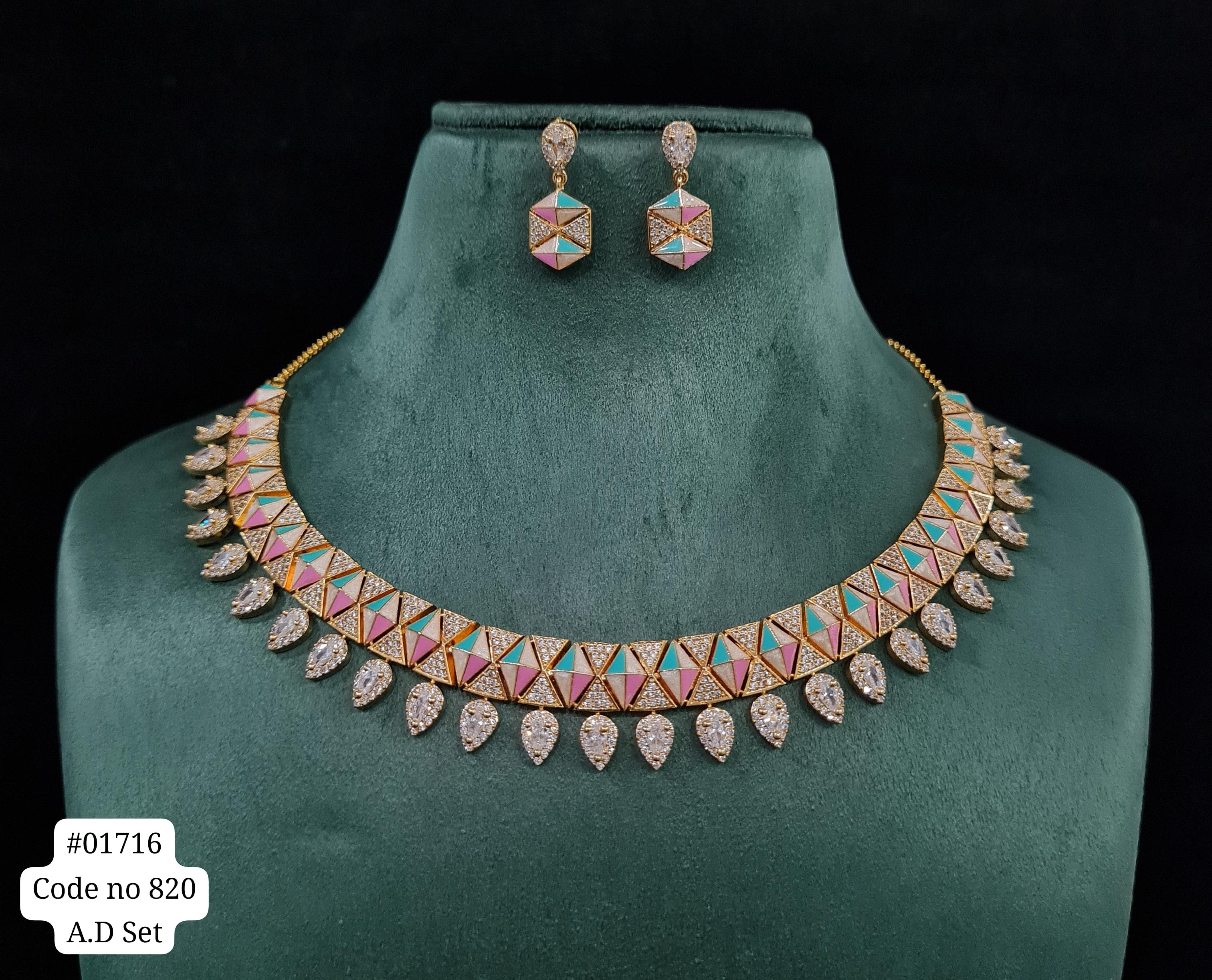 Cz necklace 01716 - 6