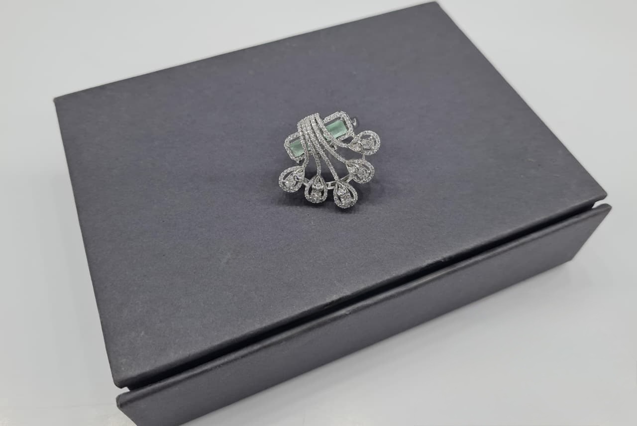 Cz Fingerring 06084 - 3