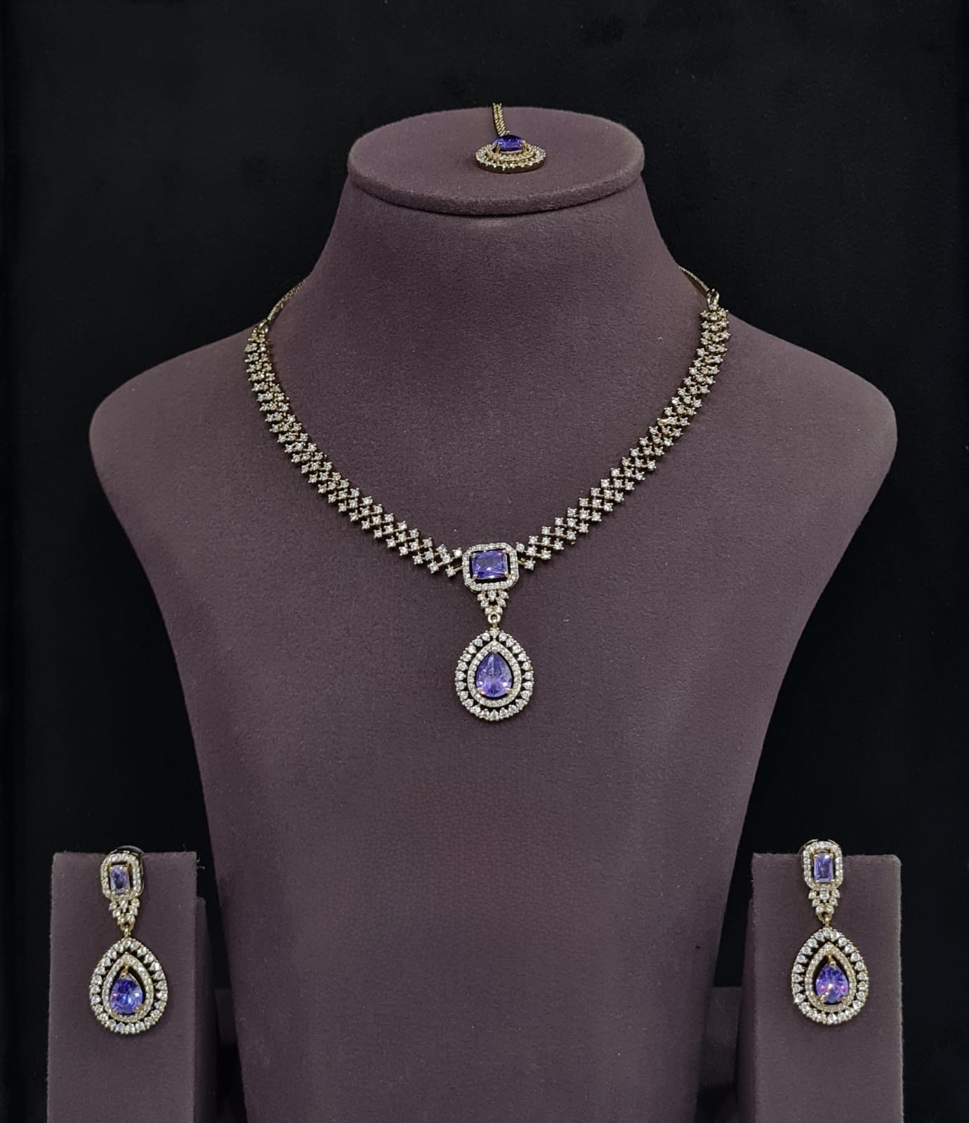 Cz Necklace 11342 - 12