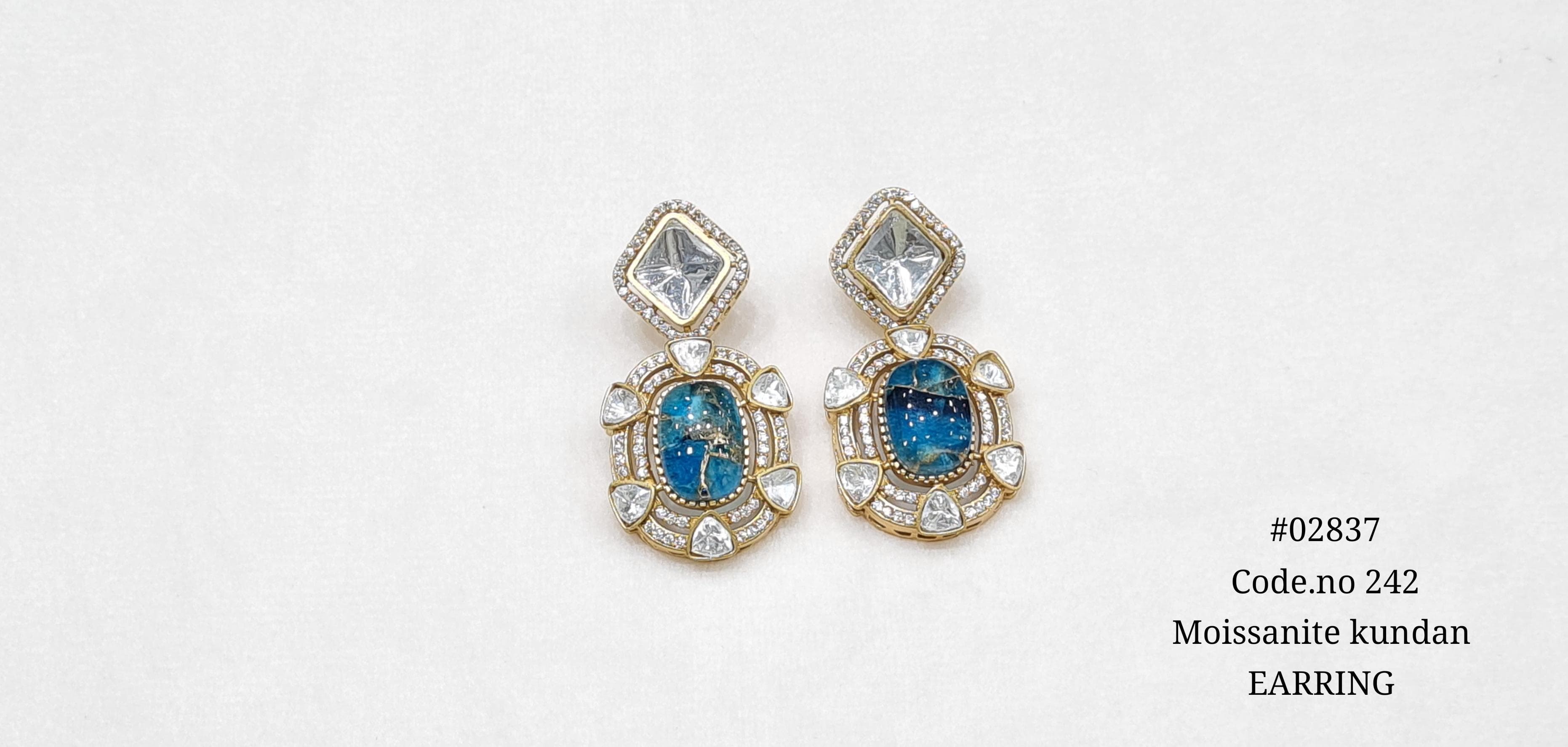 Kundan Earrings 02637 - 5