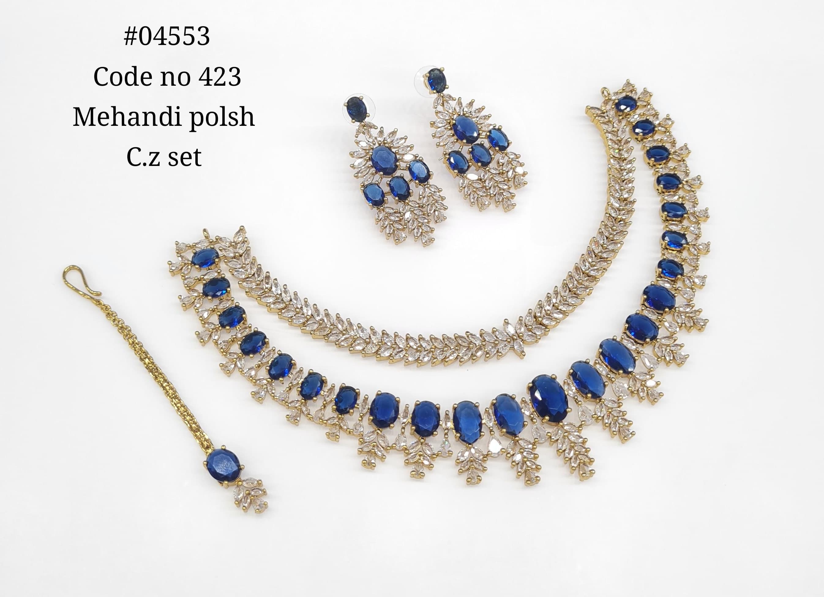 Cz Necklace 04553 - 3