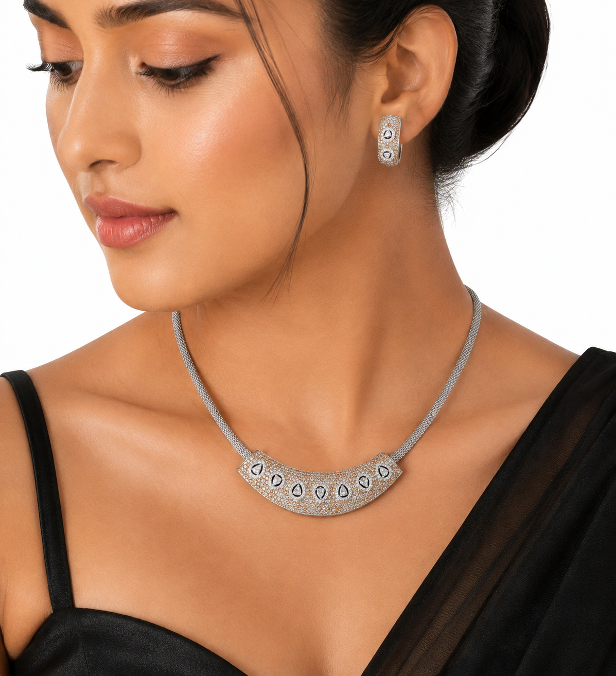 Cz Necklace 10107 - 13