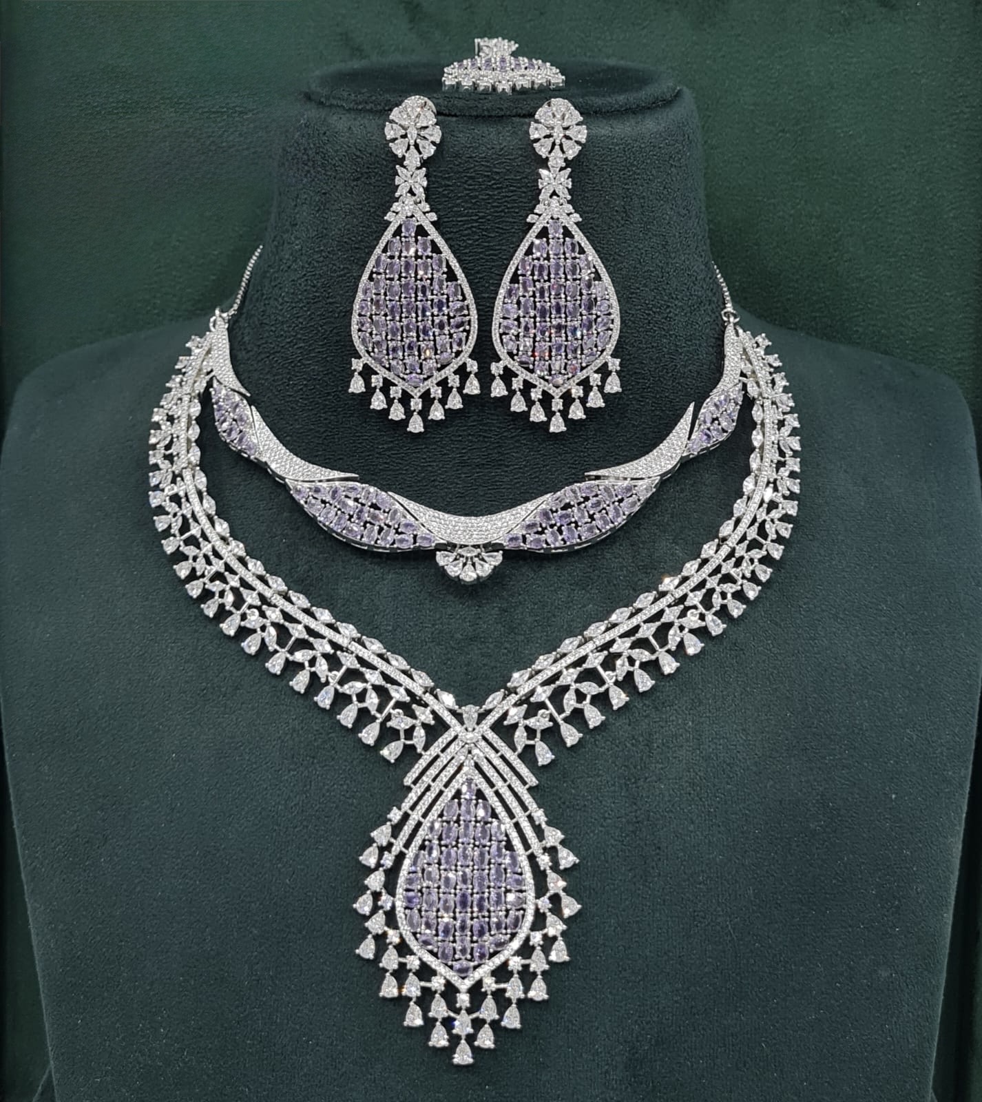 Cz Necklace 10351 - 4