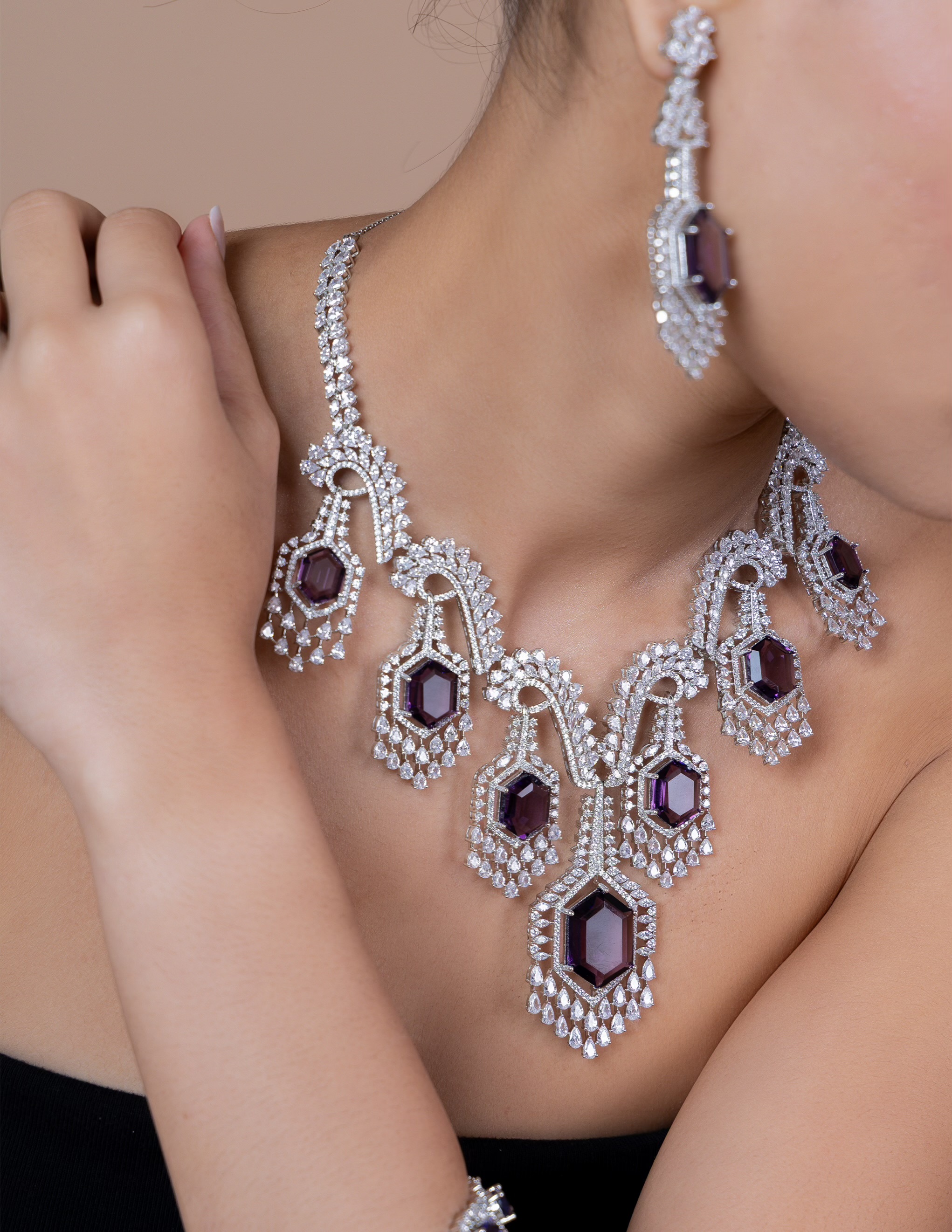 Cz Necklace 01982 - 7