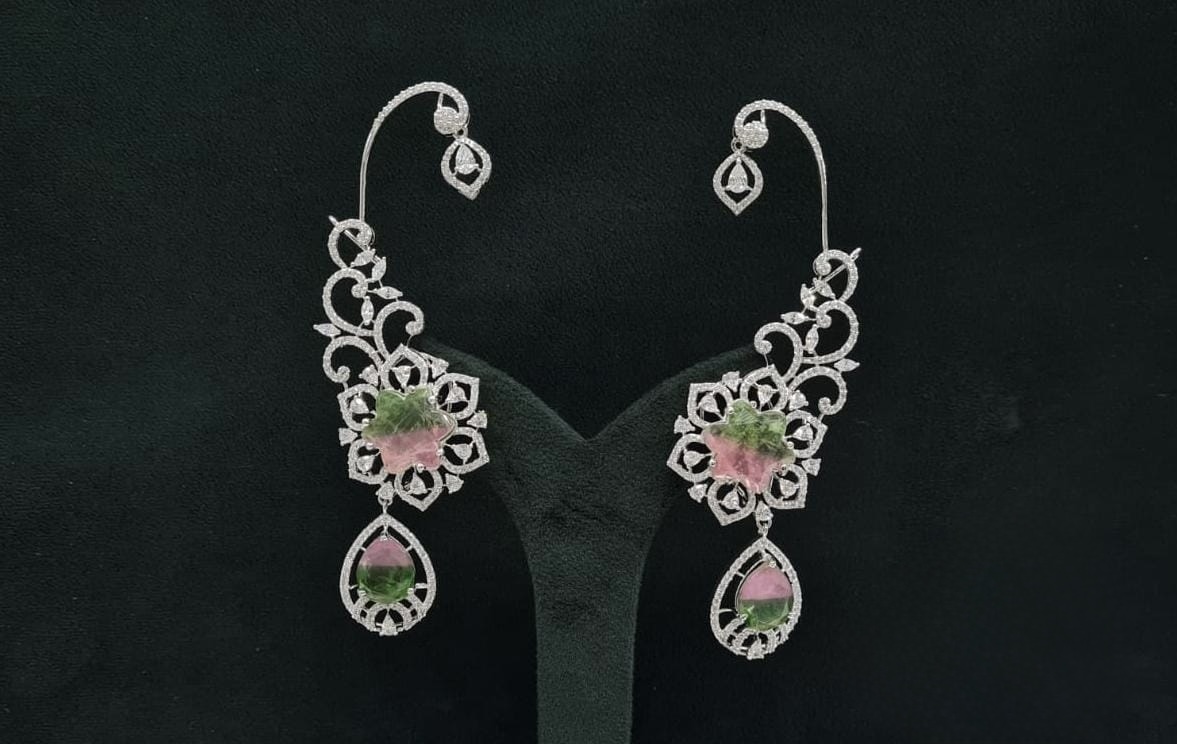 Cz Carving Earcuff 08883 - 5