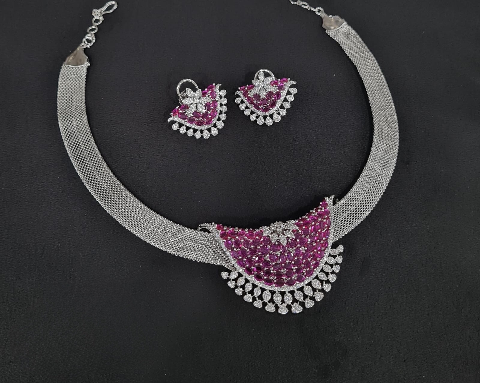 Cz Necklace 08963 - 5