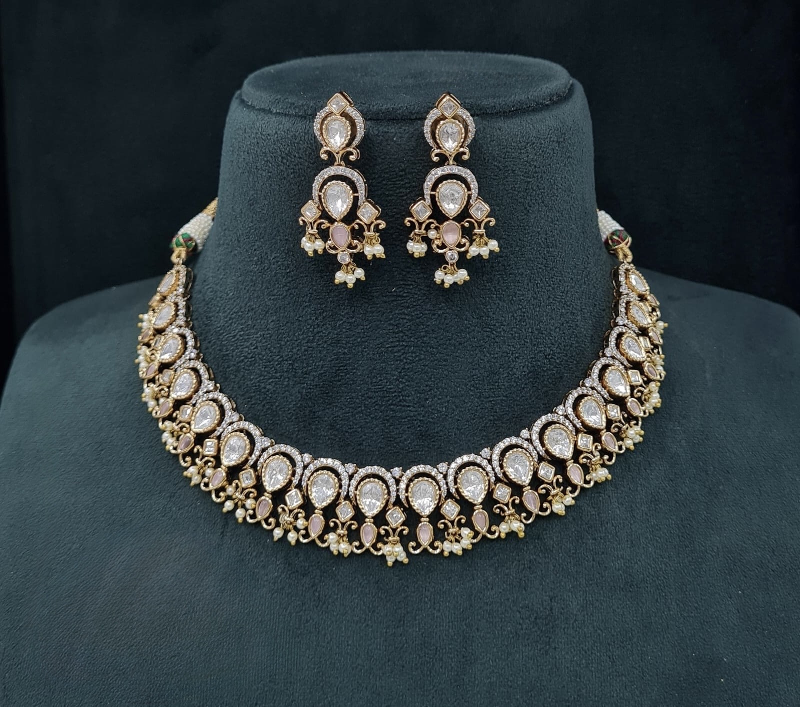 Kundan Necklace 06214 - 3