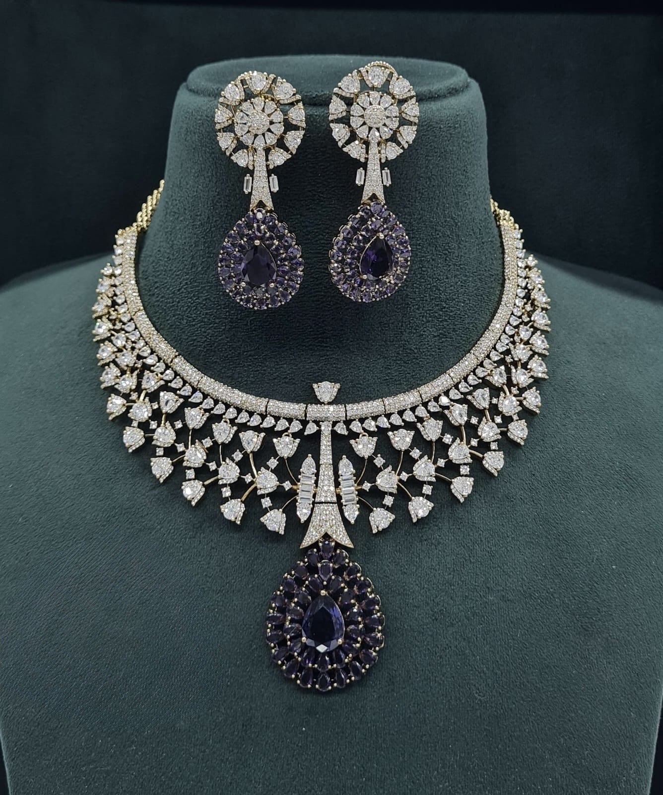 Cz Necklace 07429 - 10