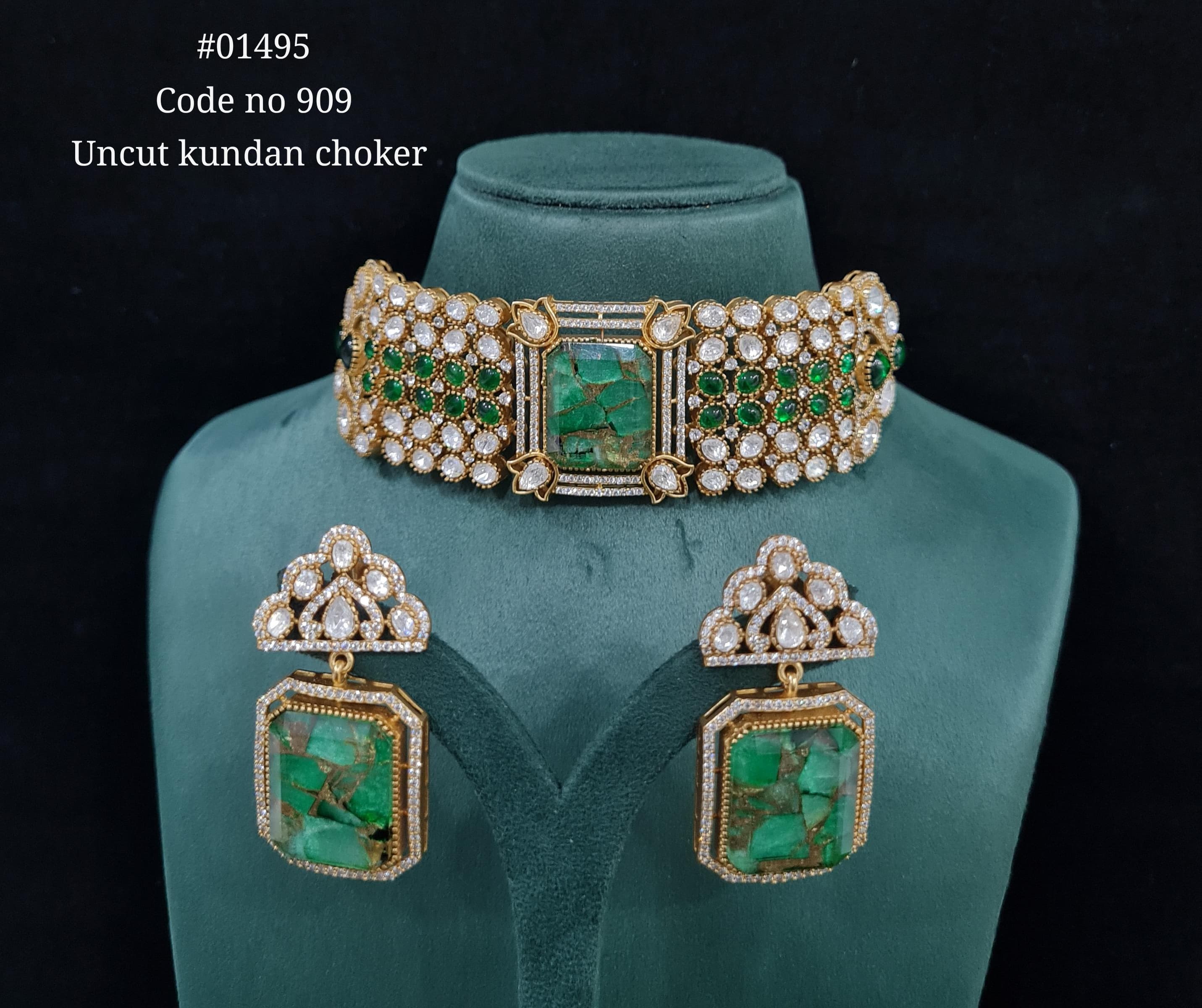 Kundan choker 01495 - 5