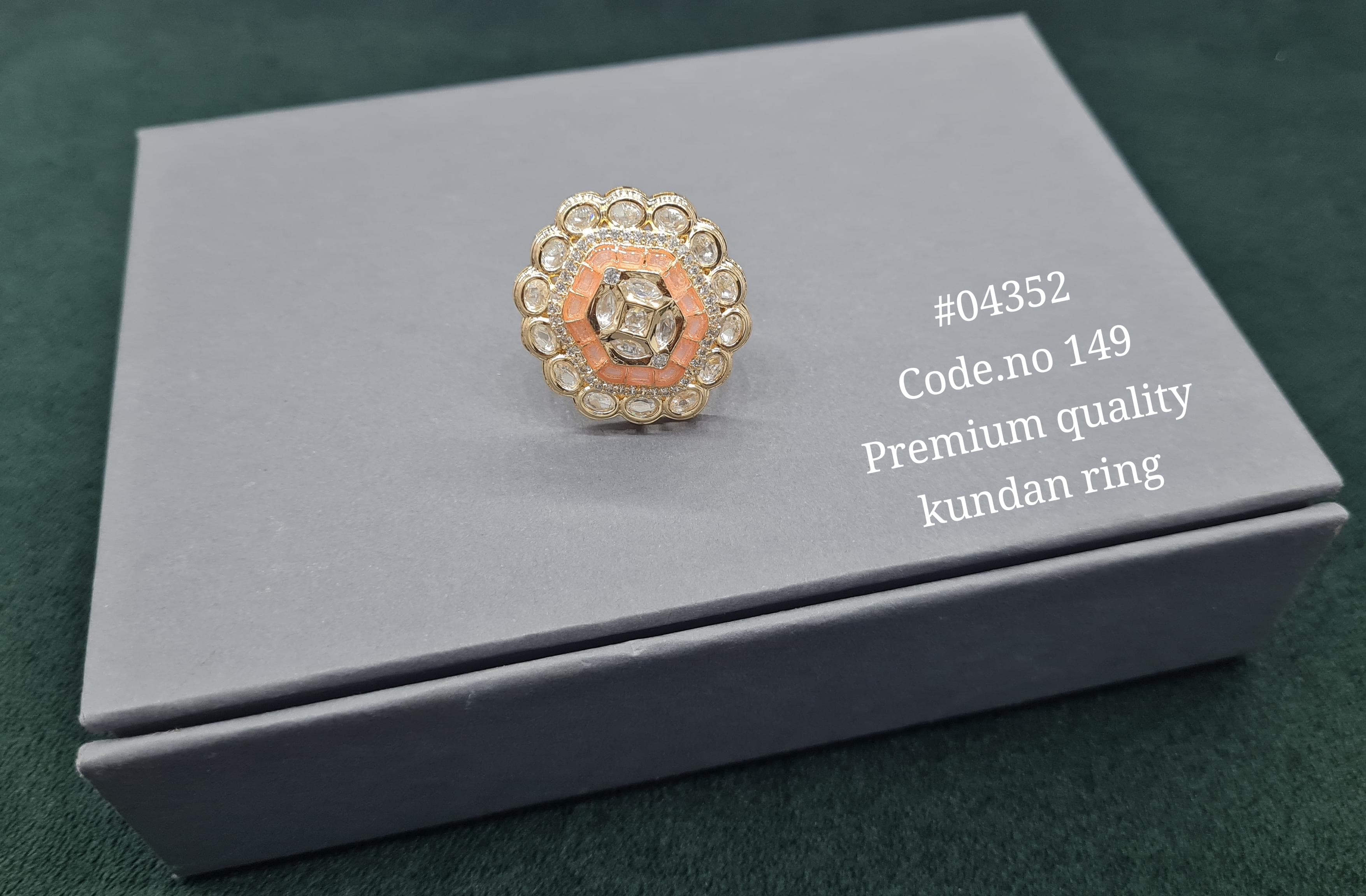 Kundan Fingerring 04352 - 7