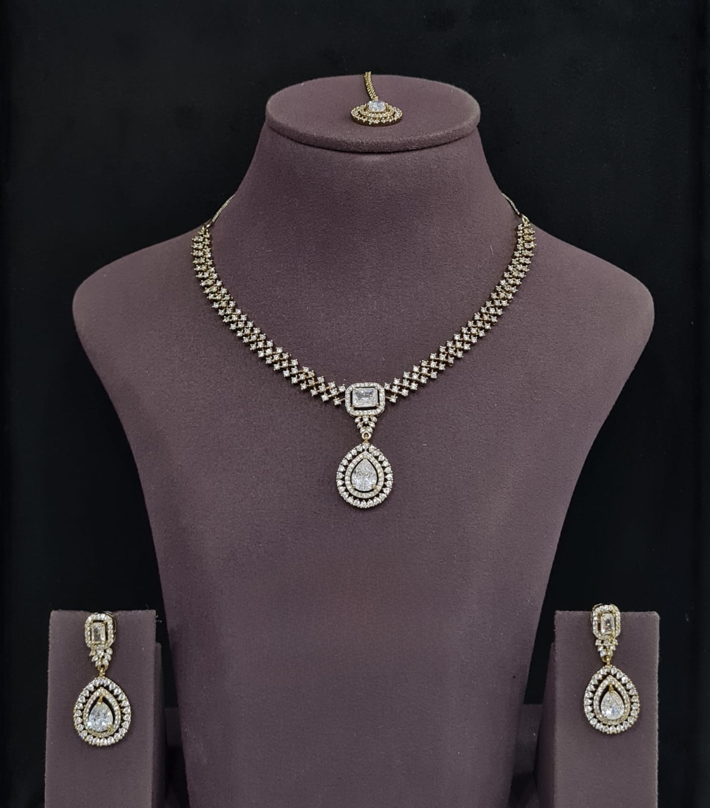 Cz Necklace 11342 - 14