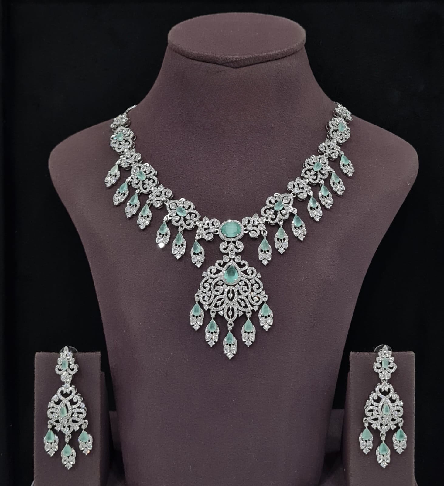 Cz Necklace 11651 - 7