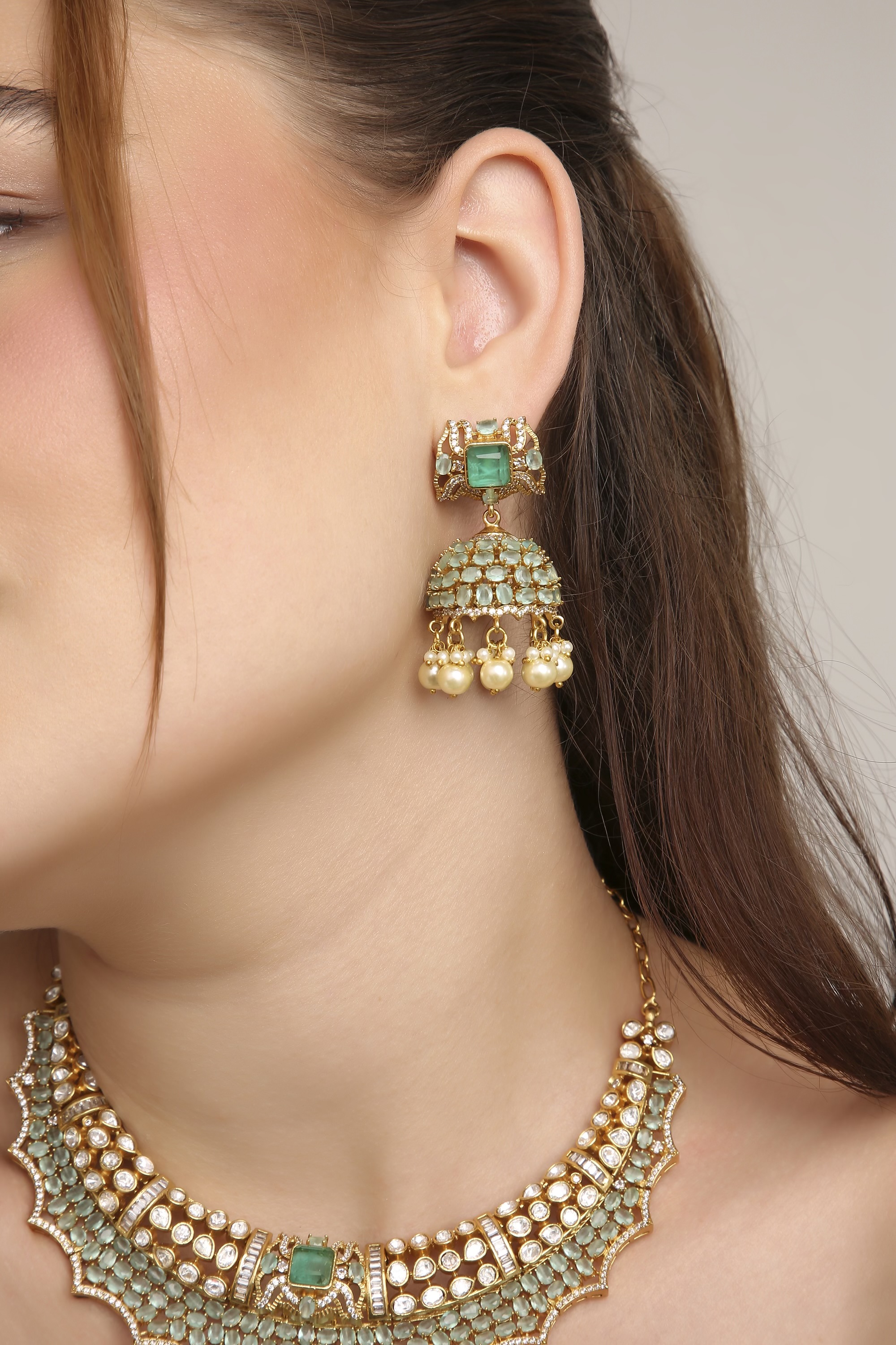 Kundan Necklace 10712 - 3