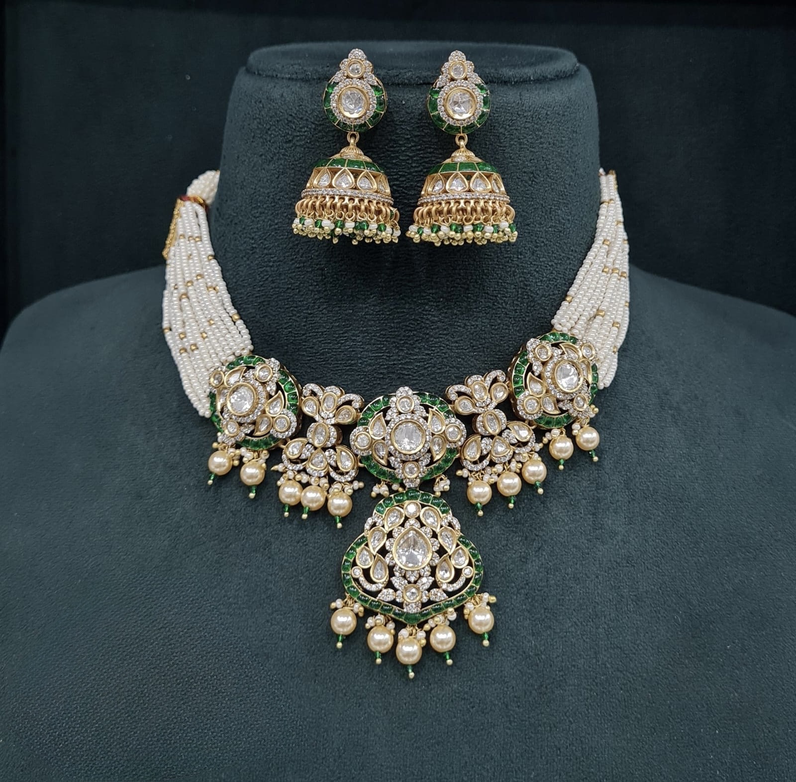 Kundan Necklace 08952 - 4