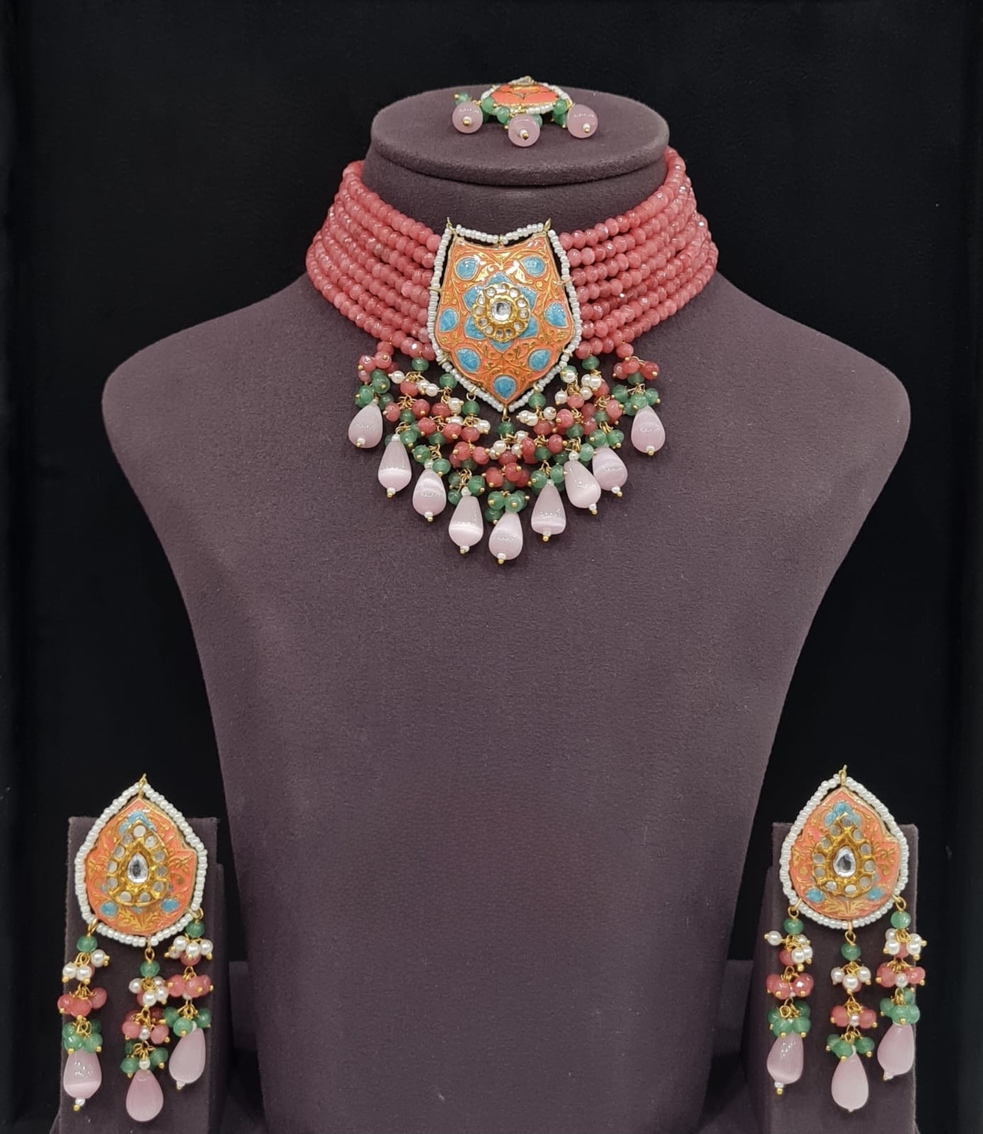 Meenakari Necklace 10749 - 3