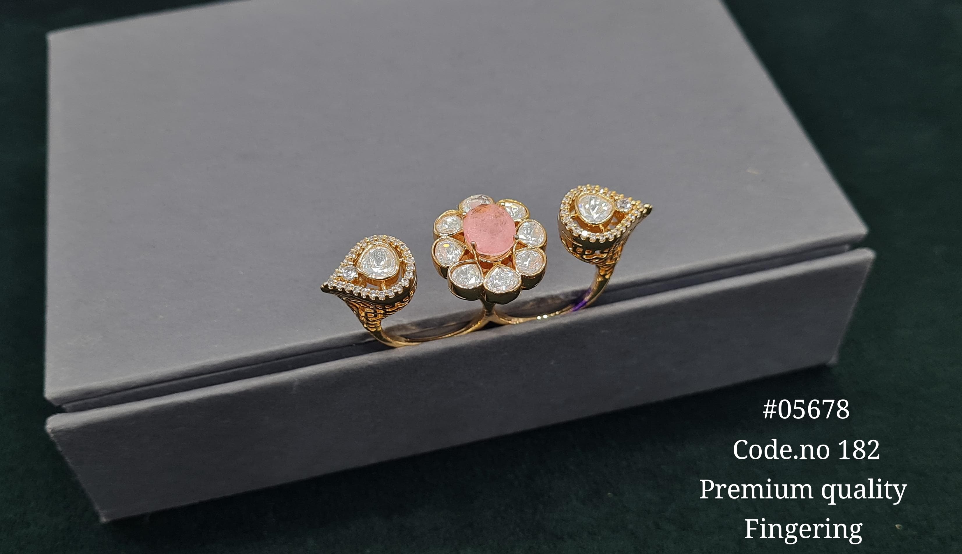 Kundan Fingerring 05678 - 4