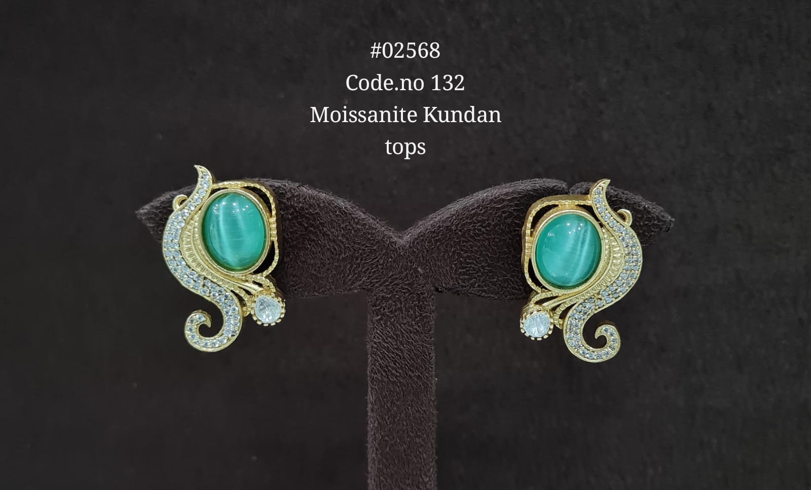 Kundan earrings 02568