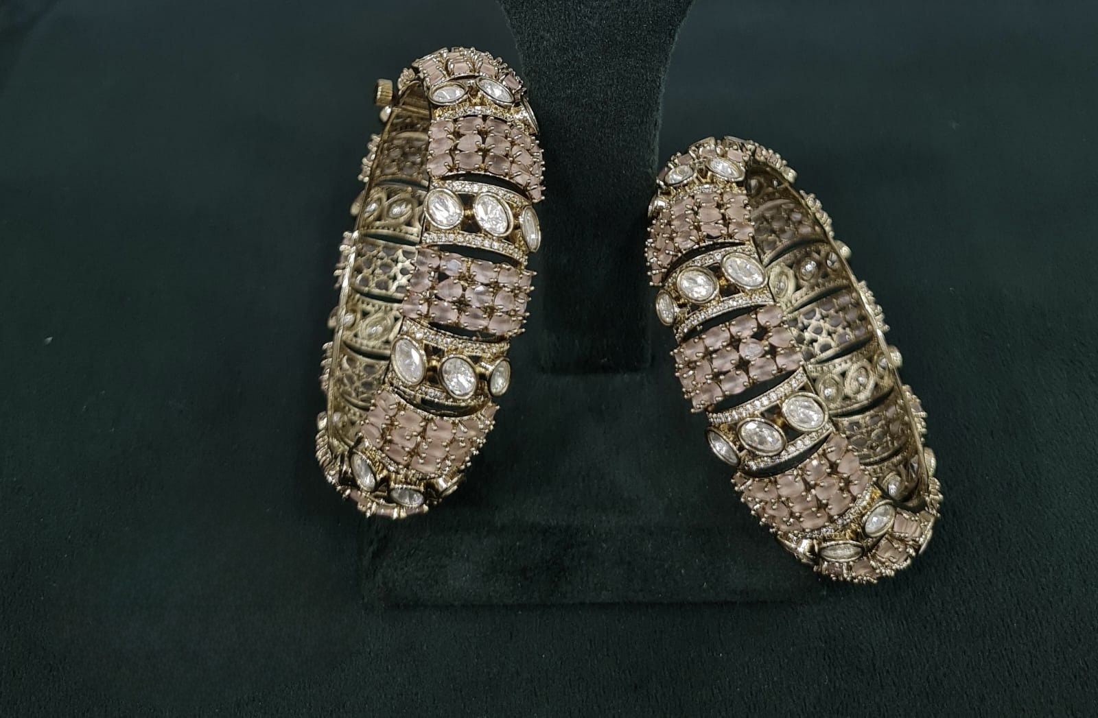 Kundan Bangles 08555 - 3