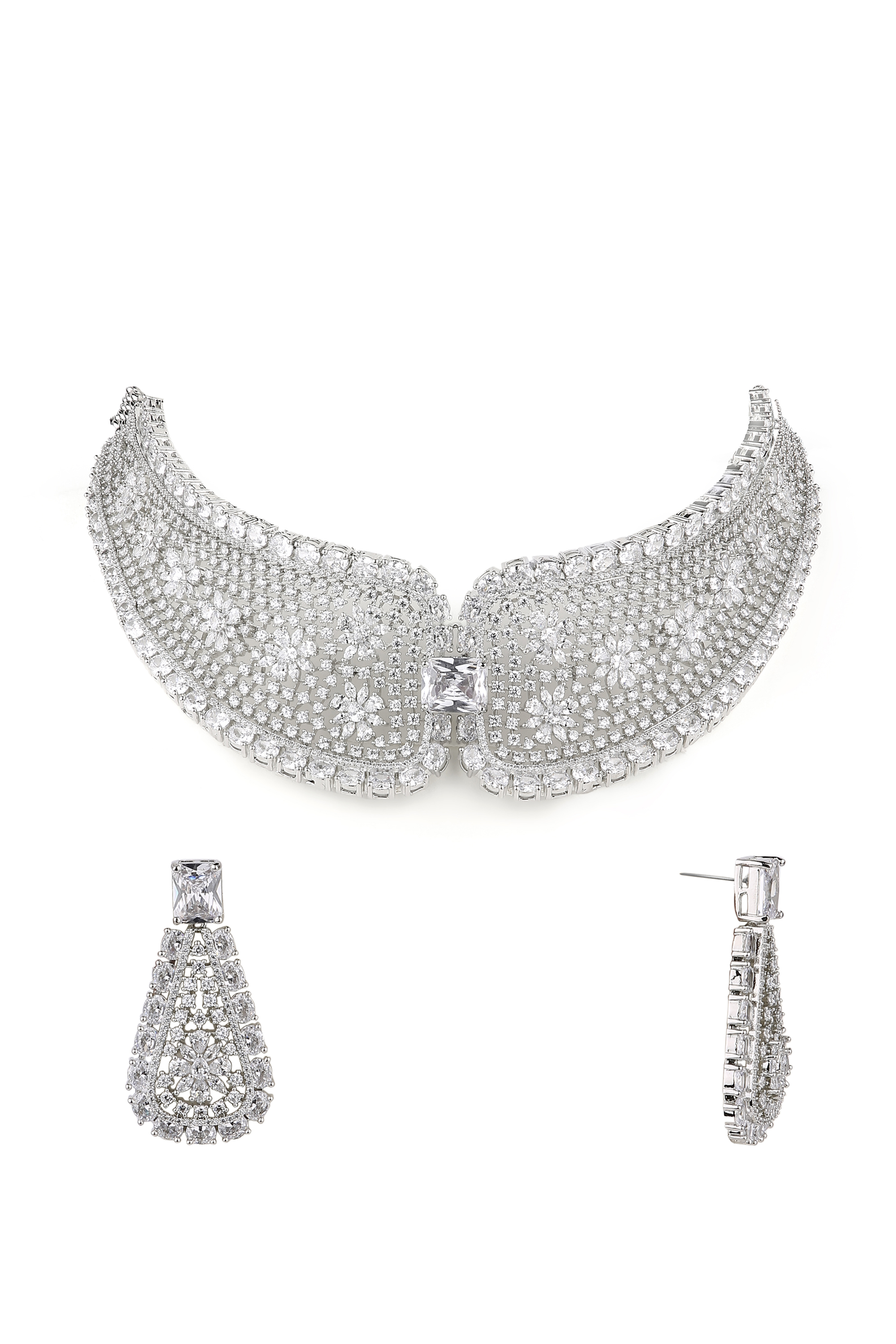 Cz Necklace 05714 - 8