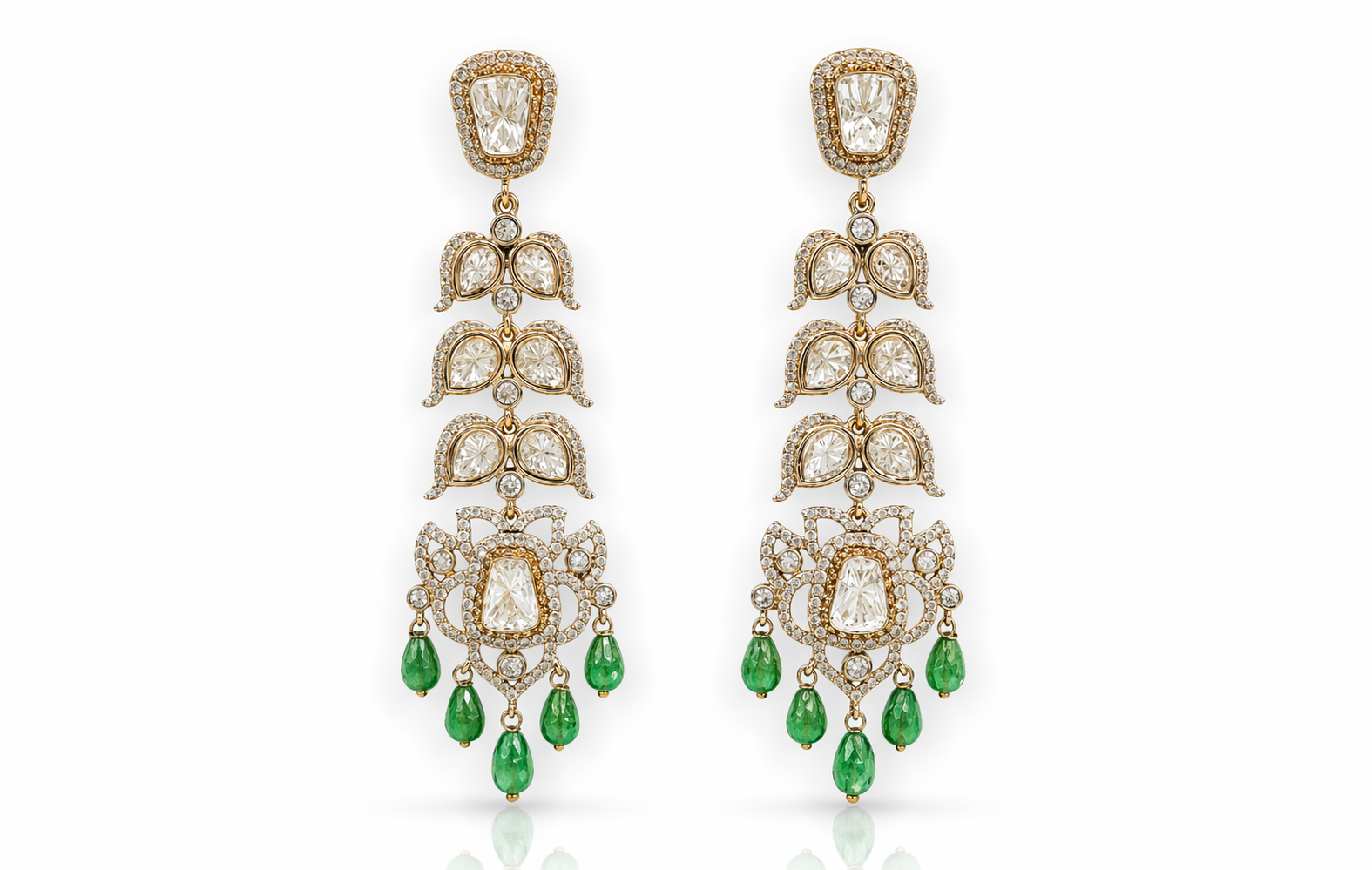 Kundan Earrings 09675