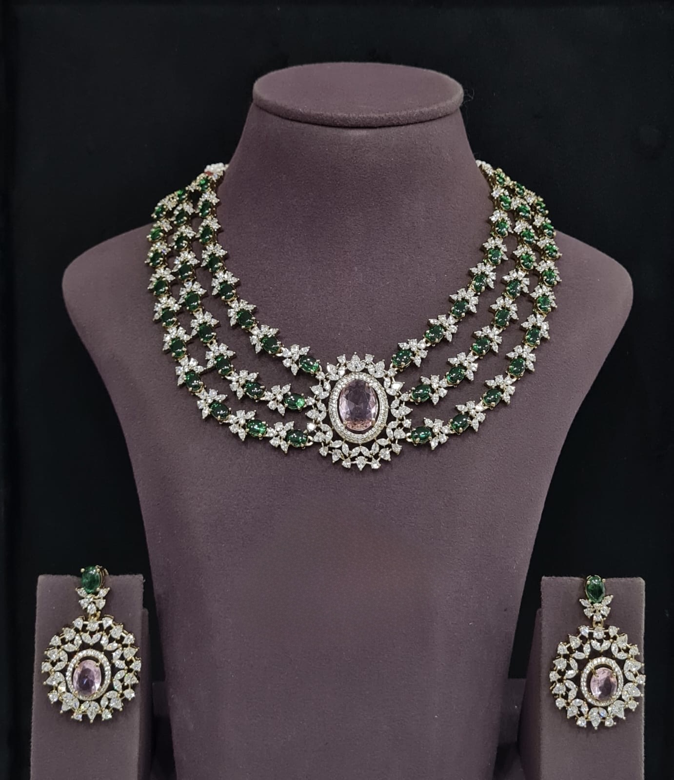 Cz Necklace 11424 - 2