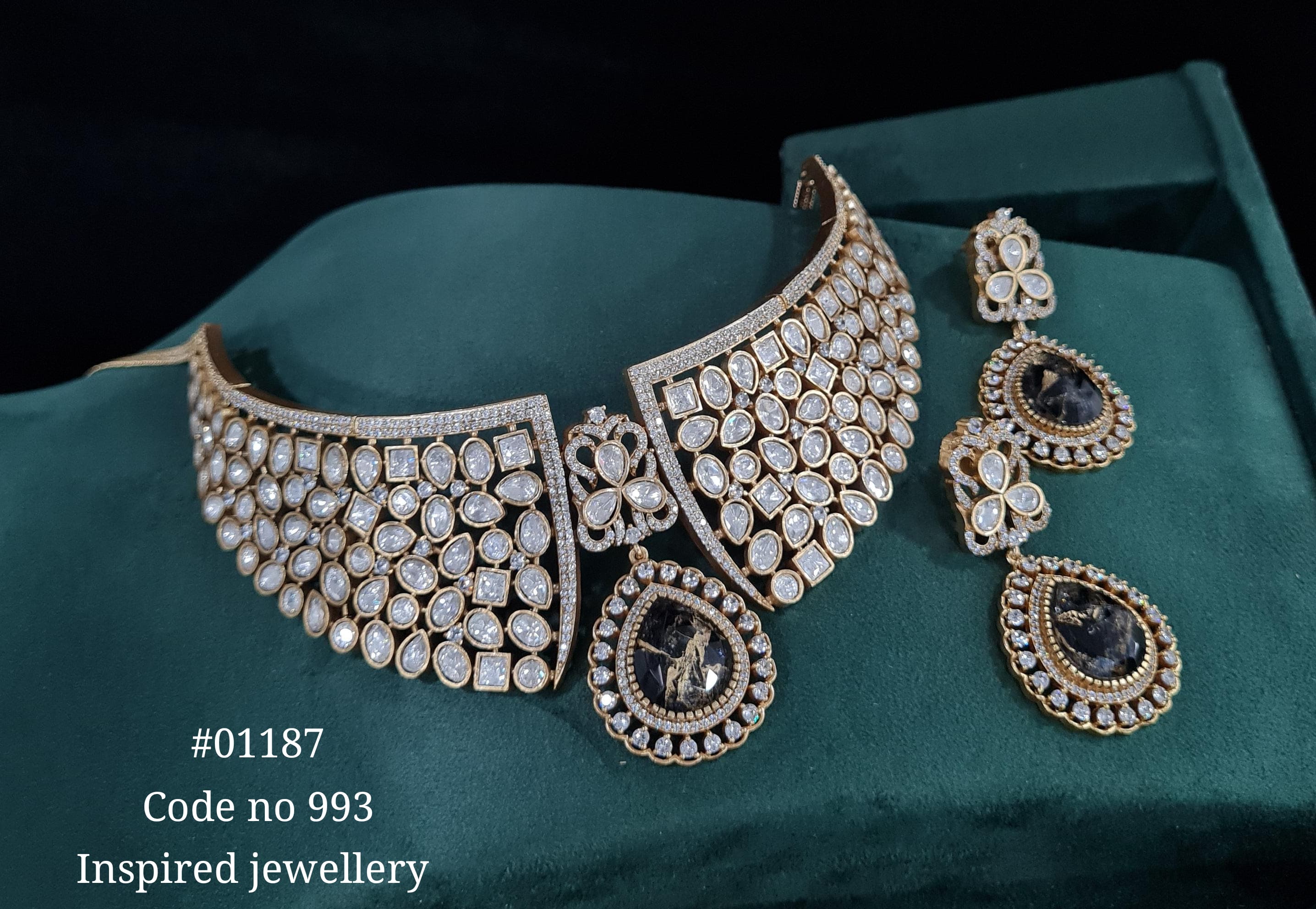 Kundan Necklace 01187 - 4