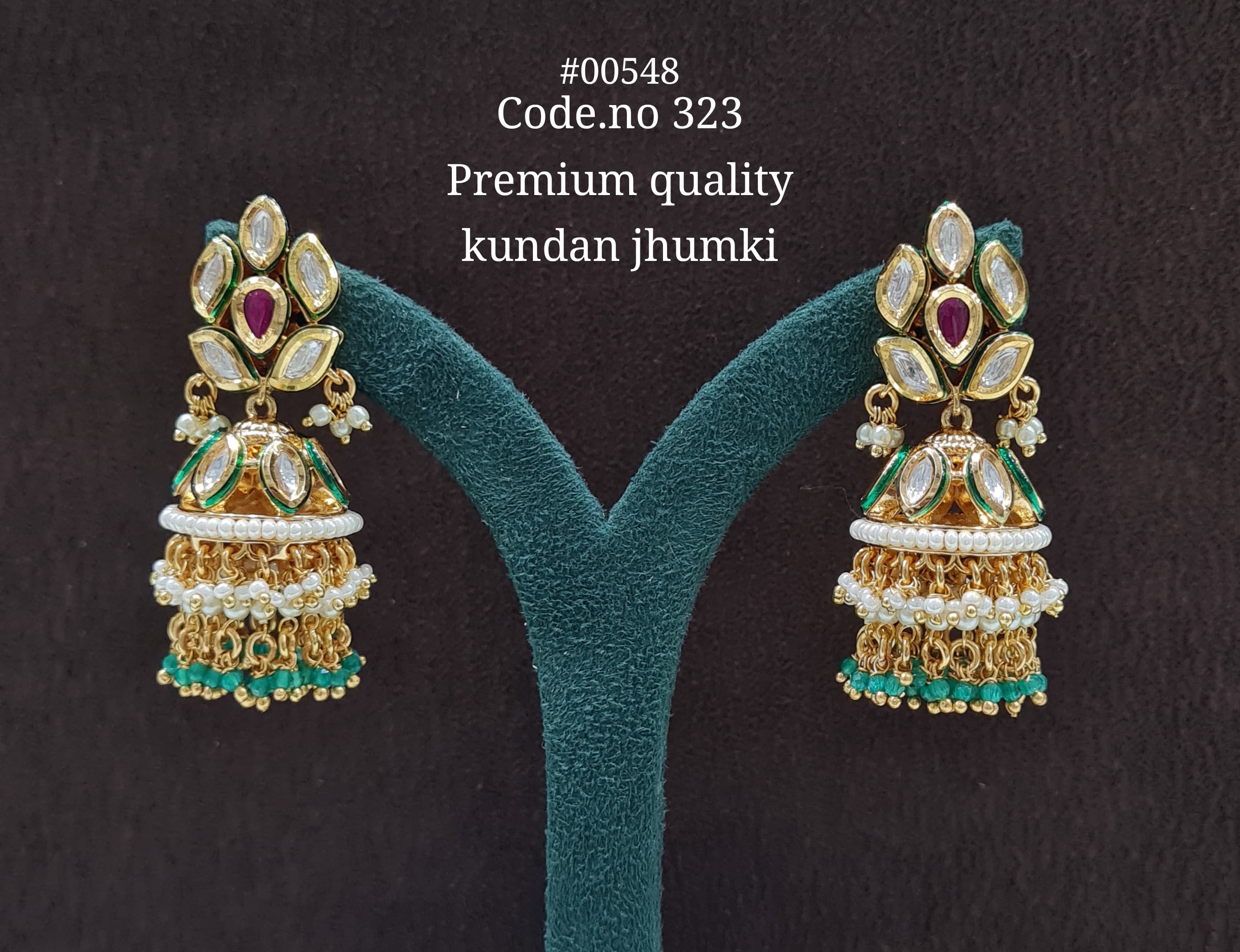 Kundan Jhumka 00548 - 4