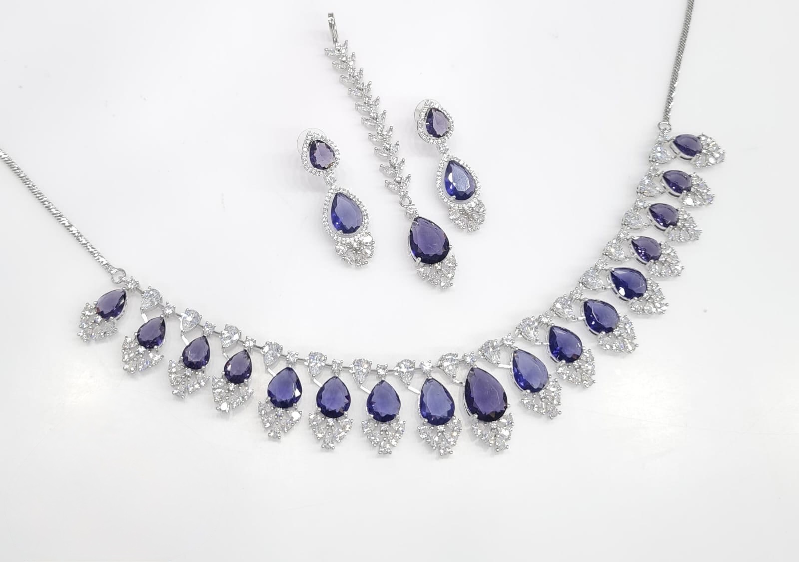 Cz Necklace 06683 - 14