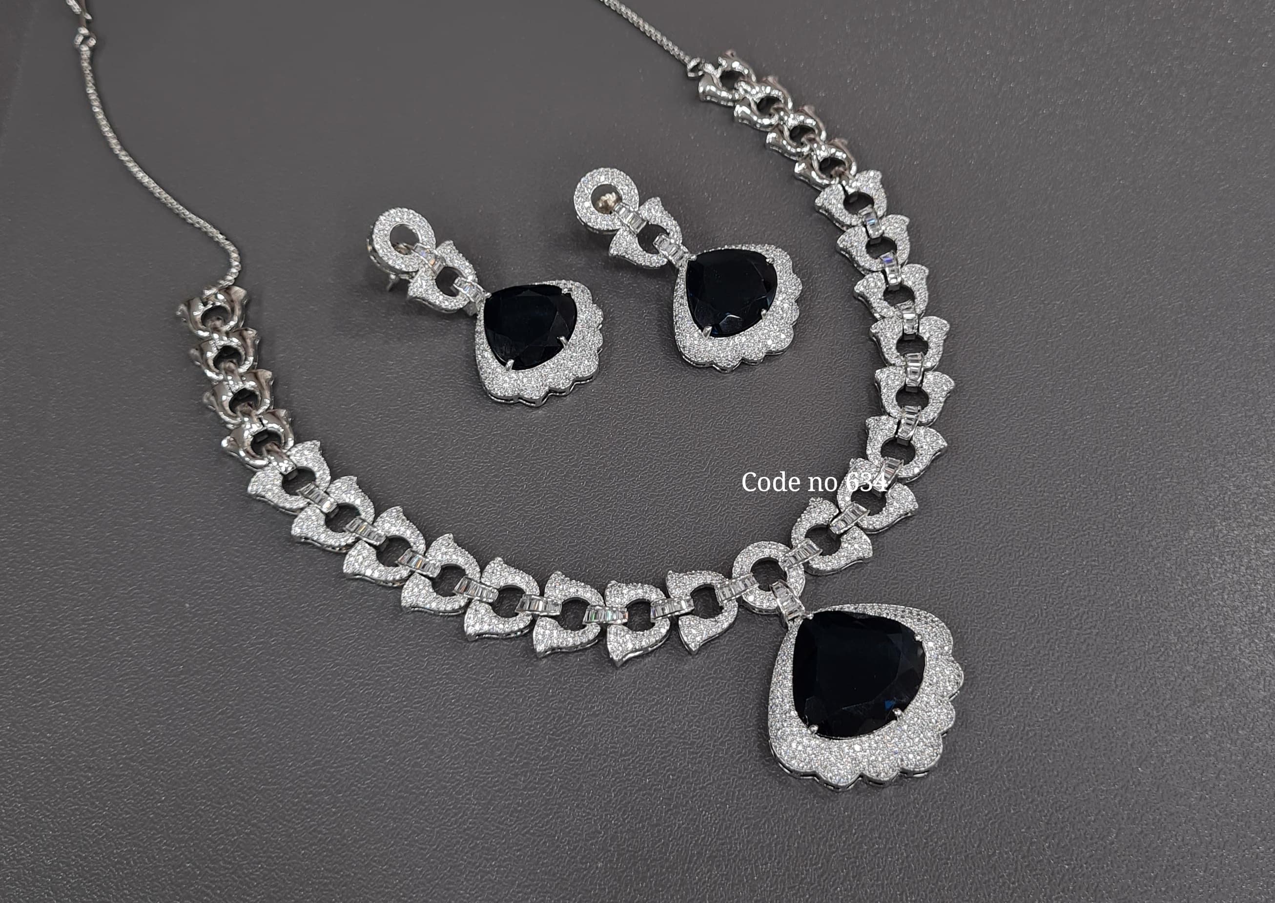Cz Necklace 03882 - 4